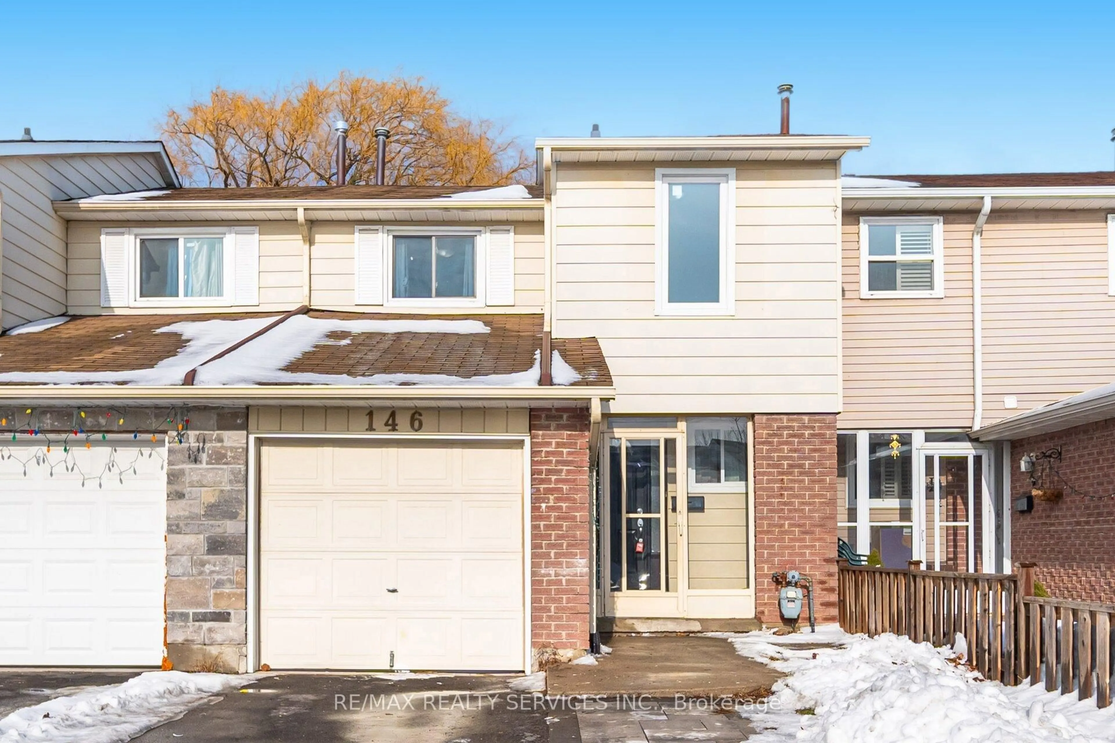 Home with brick exterior material, street for 146 Royal Salisbury Way, Brampton Ontario L6V 3J8