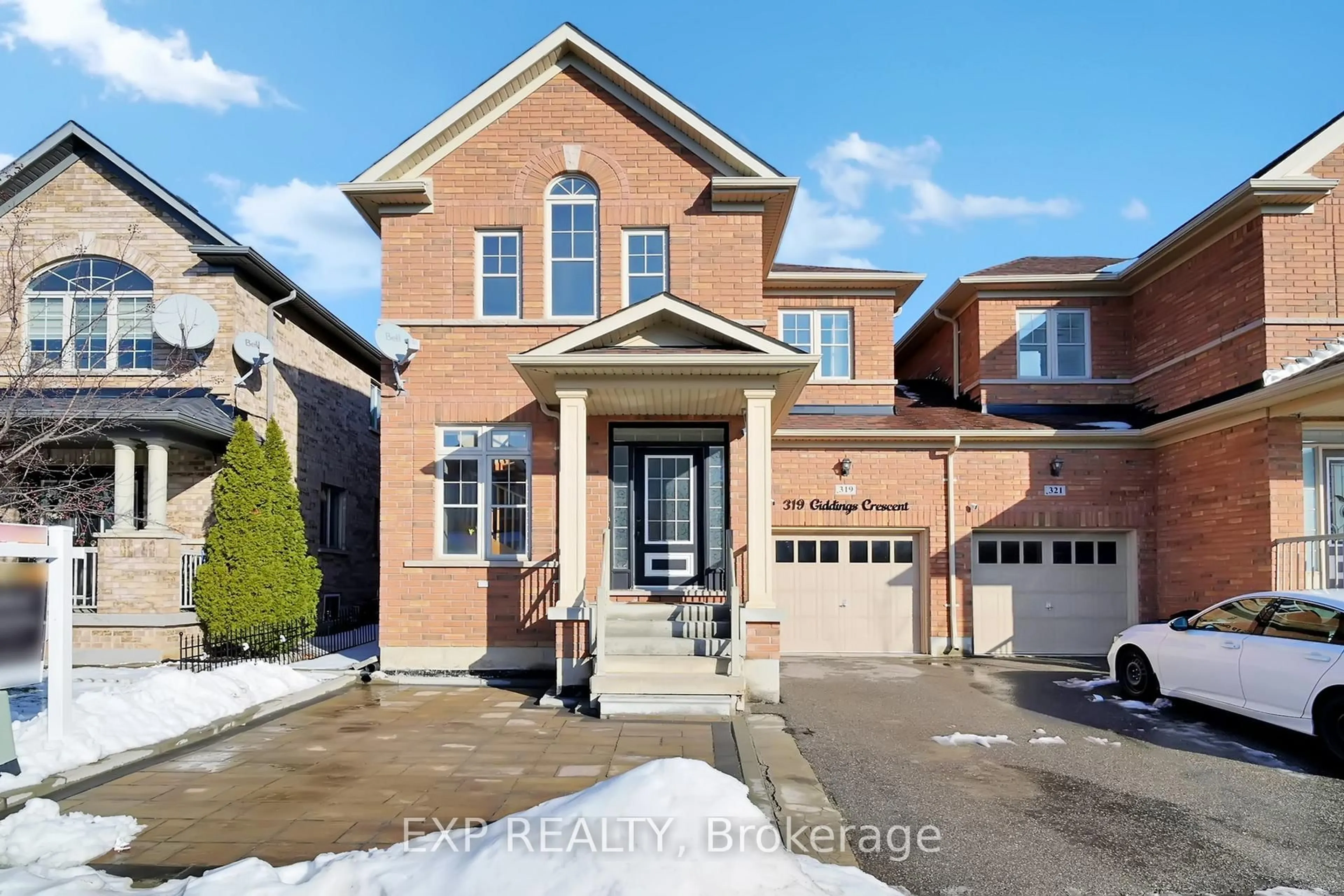 Home with brick exterior material, street for 319 Giddings Cres, Milton Ontario L9T 7A9