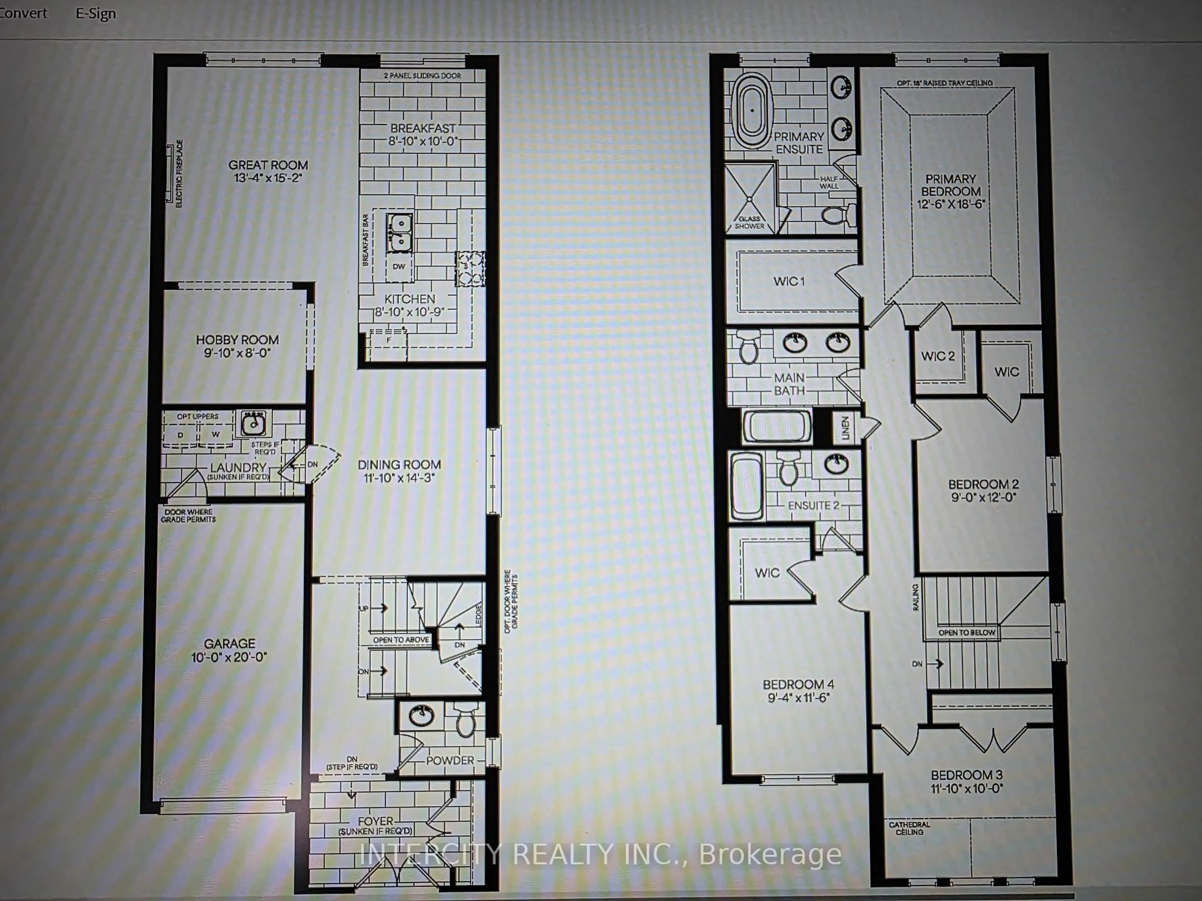 Floor plan for Lot 152 Speers Ave, Caledon Ontario L7C 1Z9