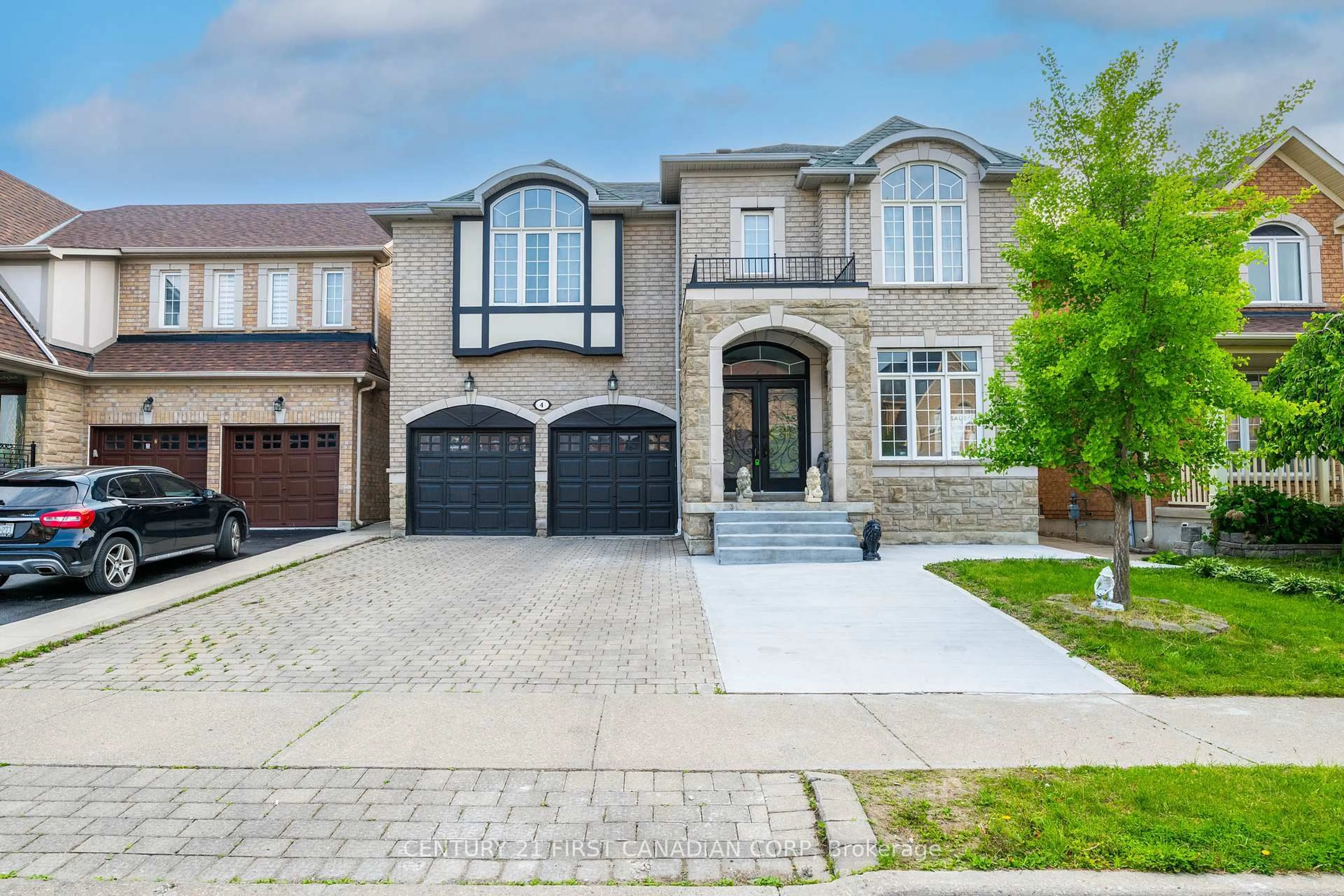 Home with brick exterior material, street for 4 Freshspring Dr, Brampton Ontario L6R 3H6