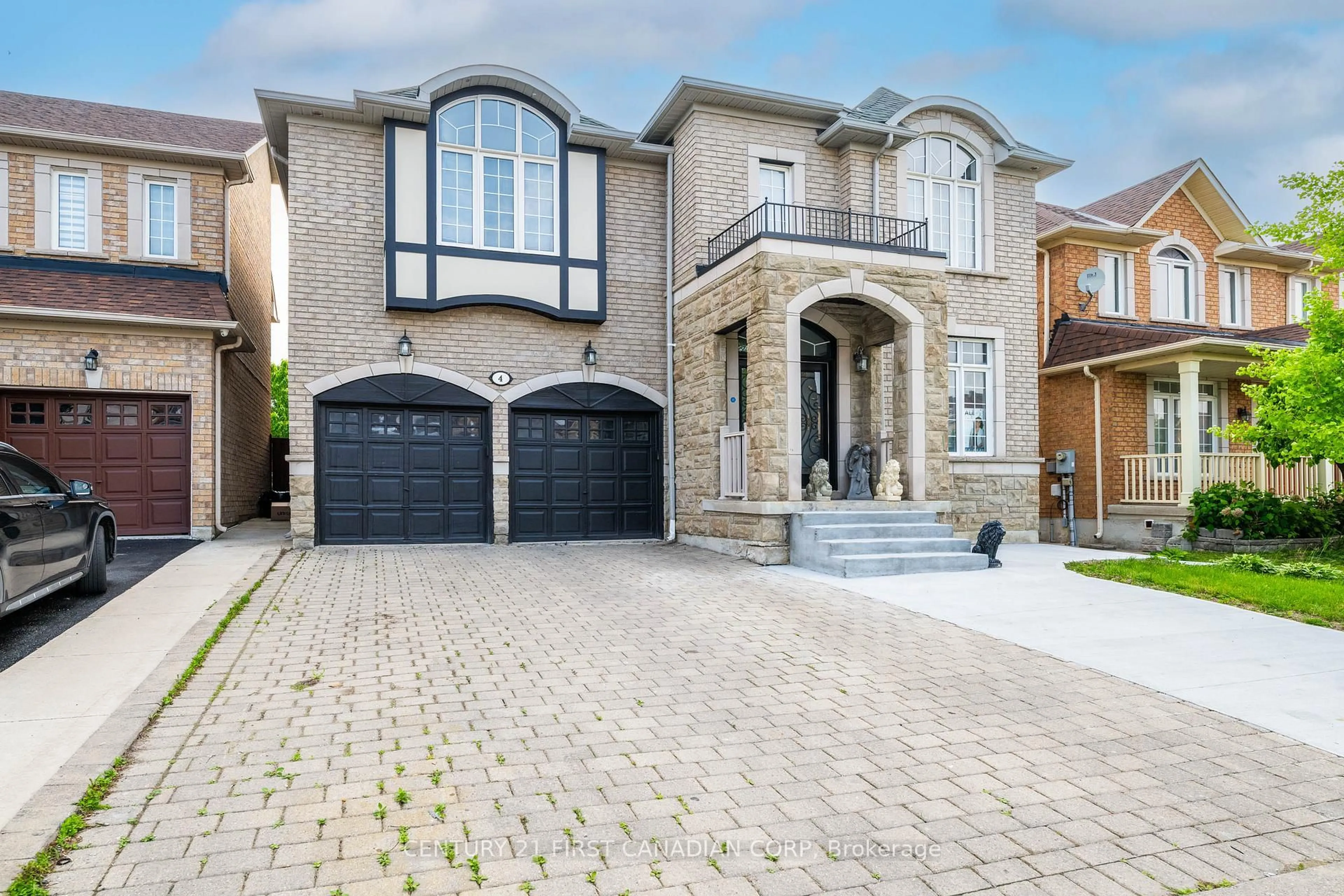 Home with brick exterior material, street for 4 Freshspring Dr, Brampton Ontario L6R 3H6