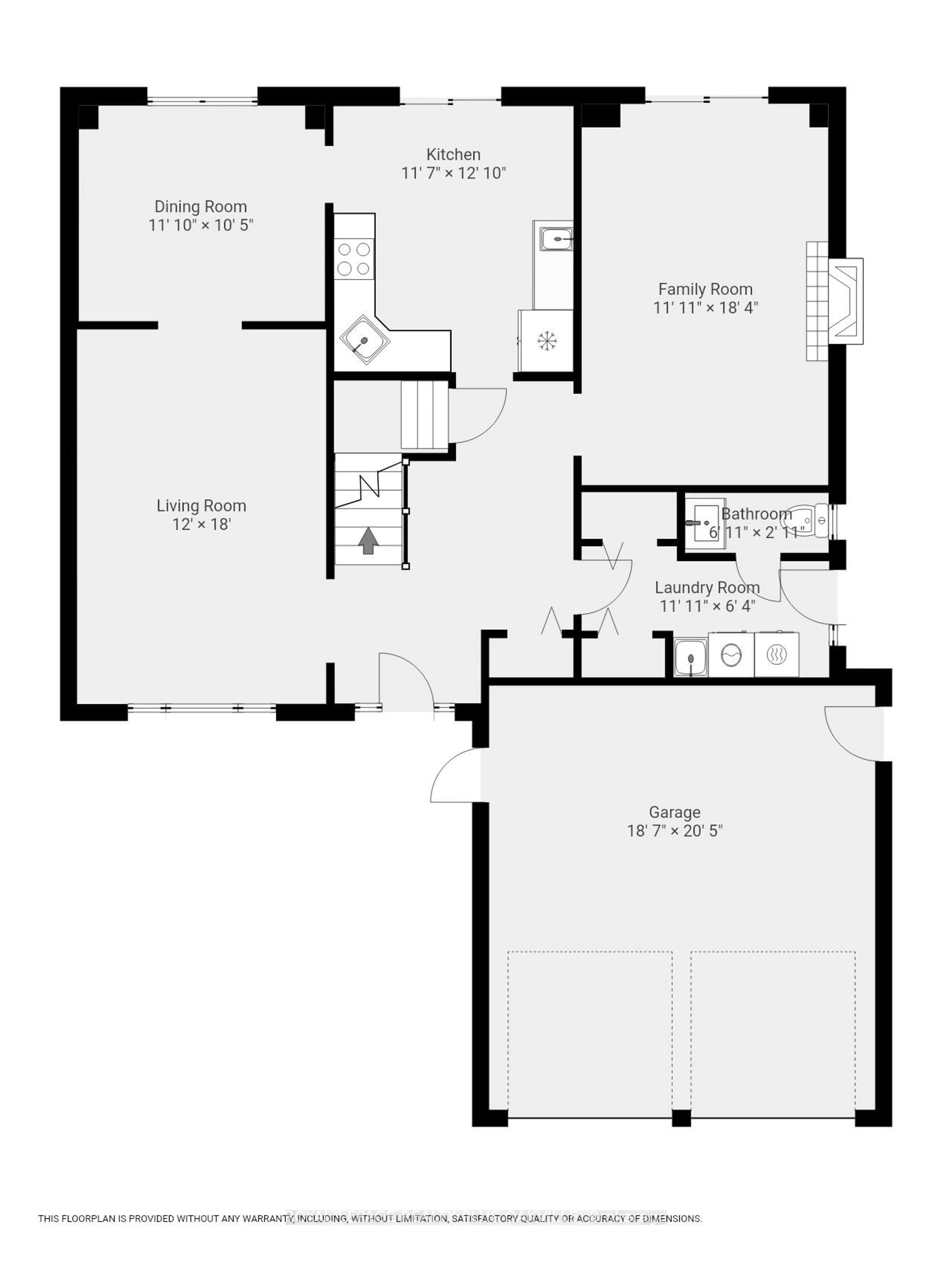 Floor plan for 1303 Henley Pl, Oakville Ontario L6H 2W1