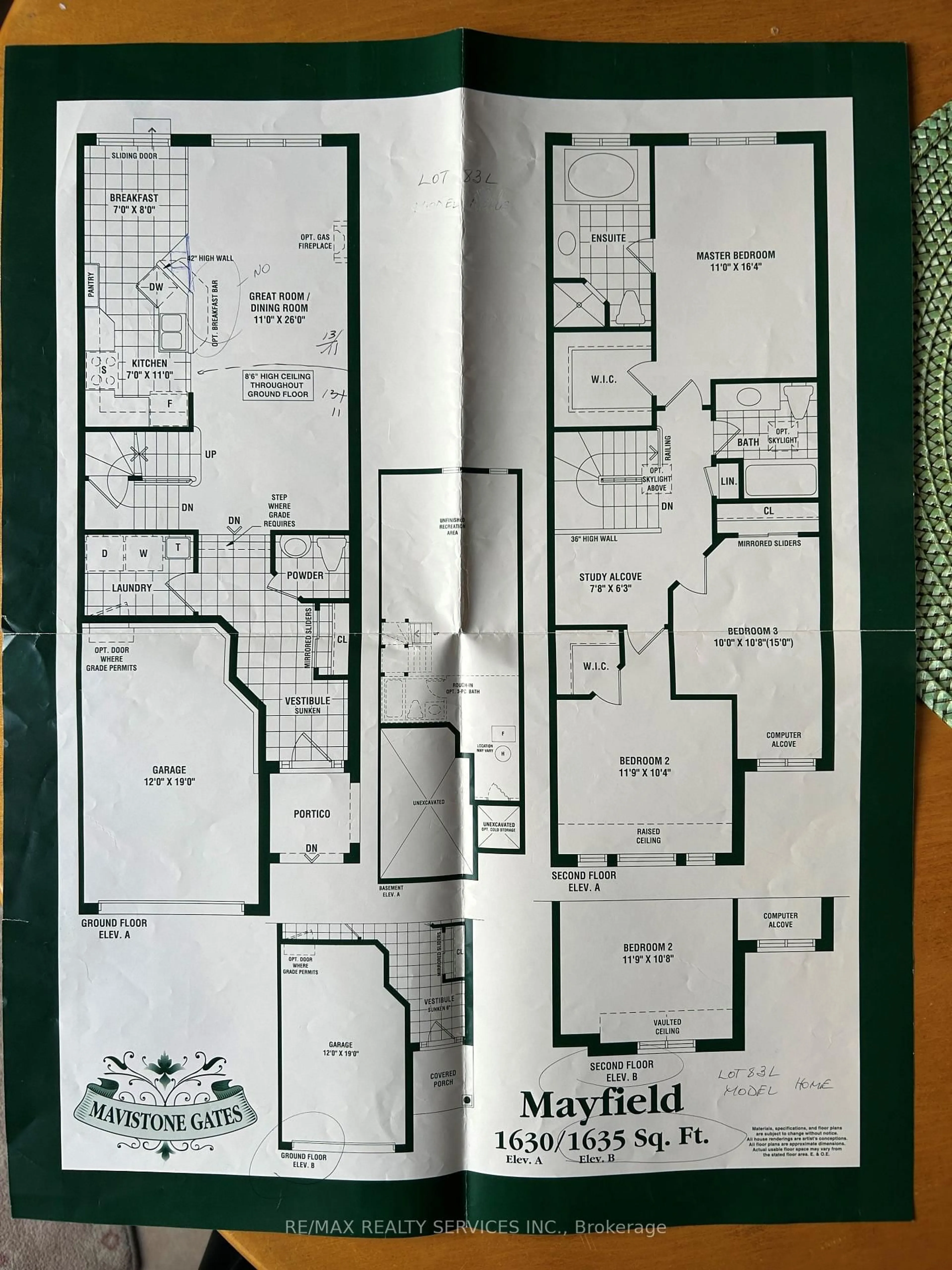 Floor plan for 5965 Stonebriar Cres, Mississauga Ontario L5V 2T9