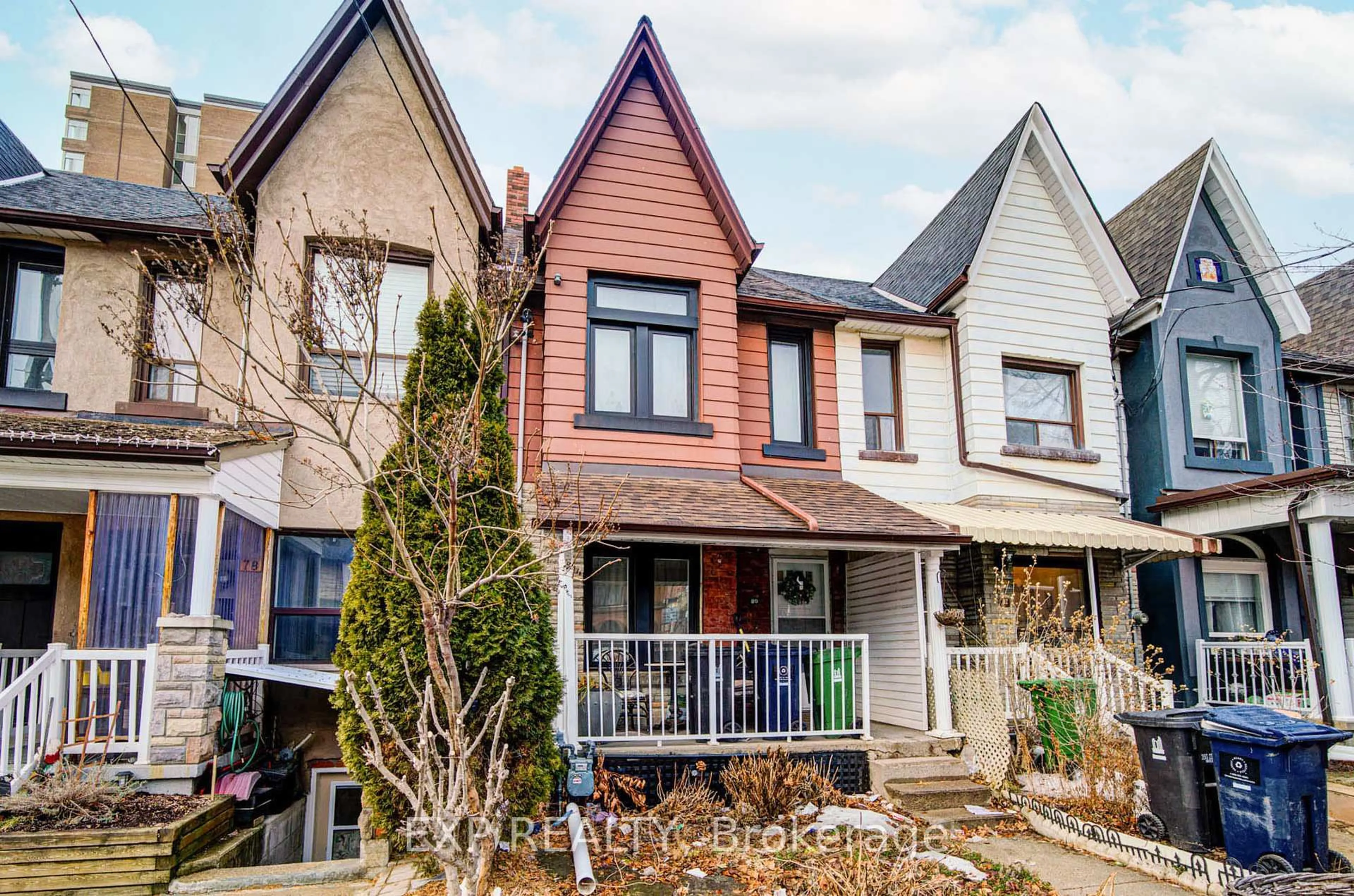 Home with brick exterior material, street for 80 Uxbridge Ave, Toronto Ontario M6N 2Y2