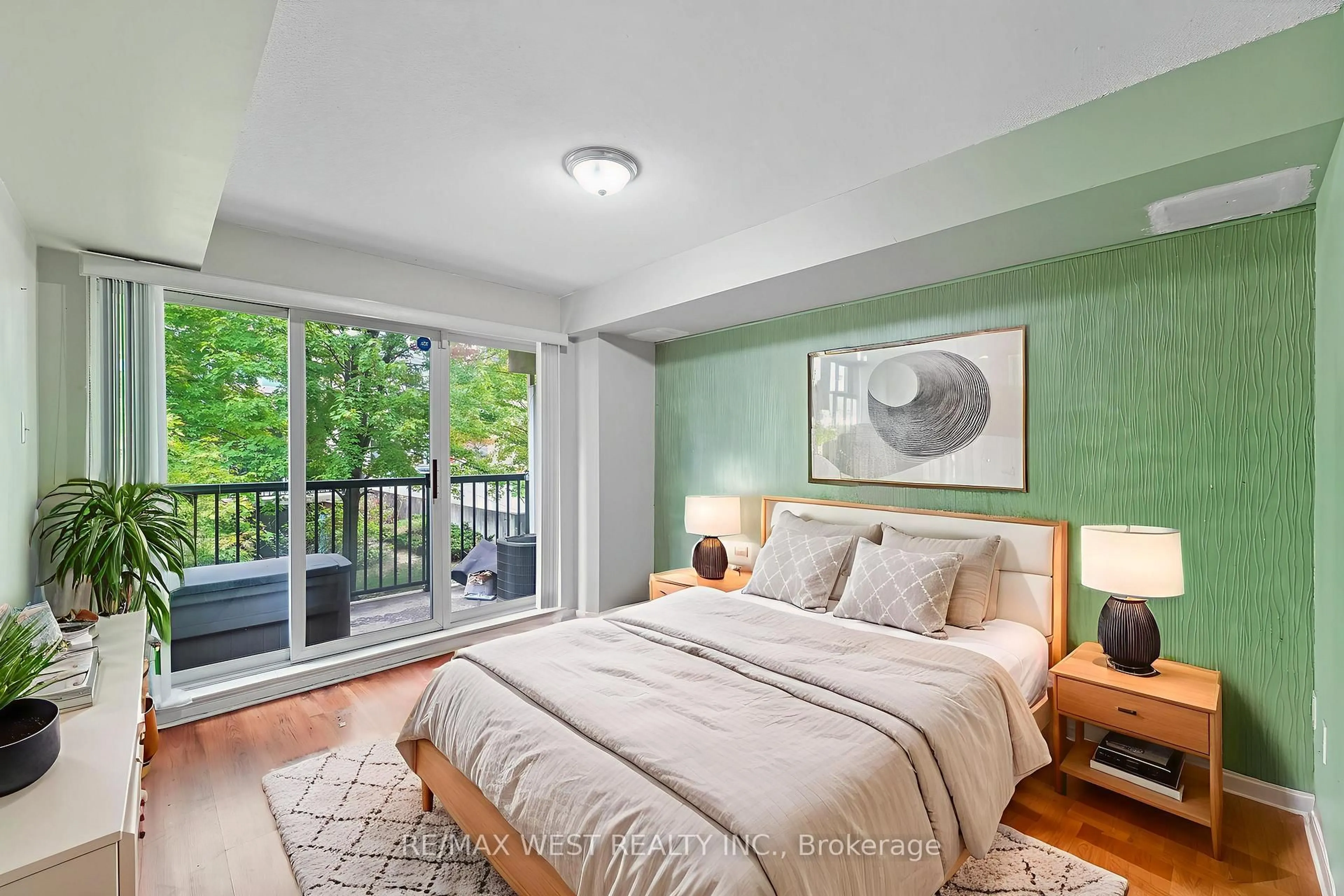 Bedroom with bed, unknown for 65 George Appleton Way #2078, Toronto Ontario M3M 0A2