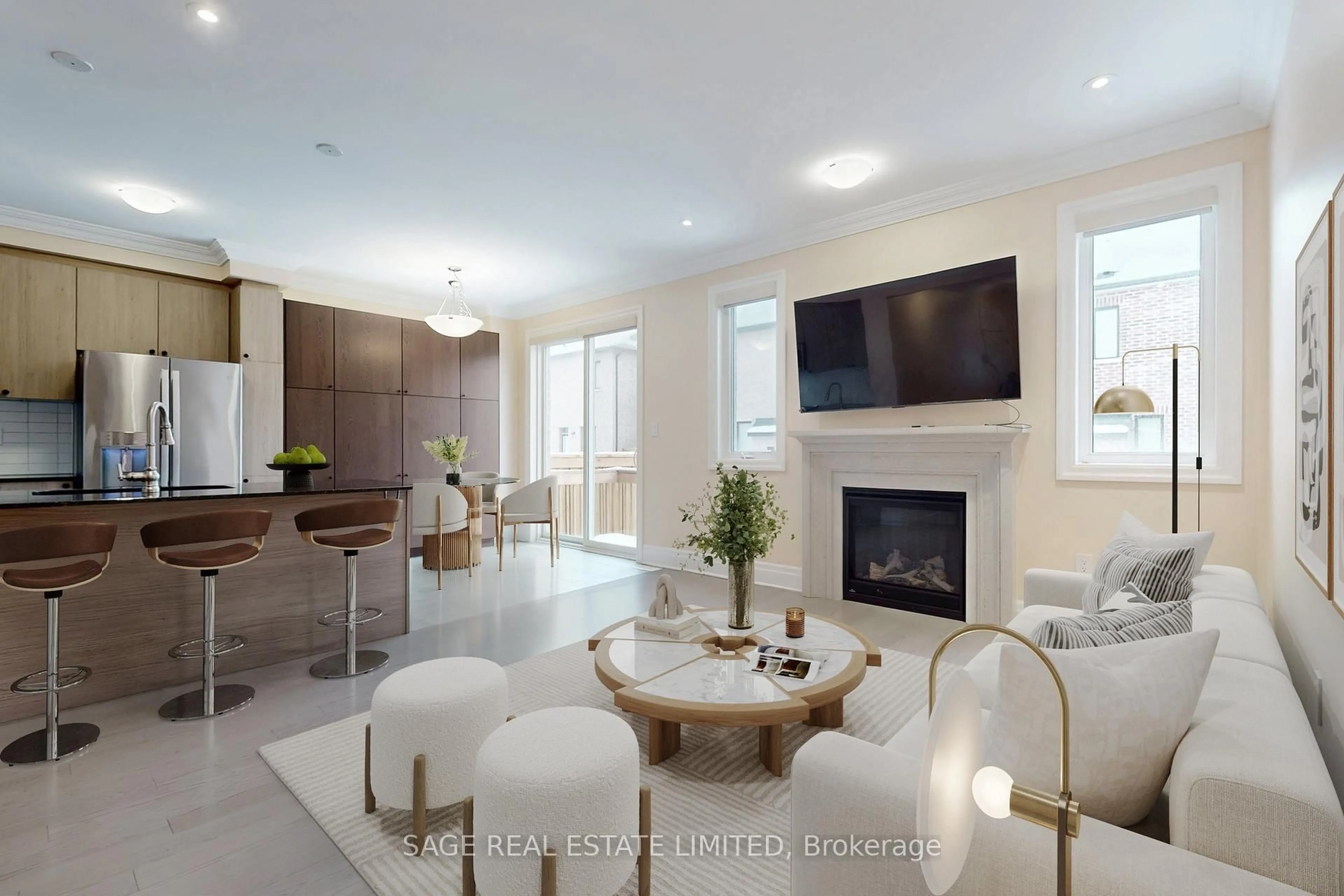 Living room with furniture, unknown for 1826 Thames Circ, Milton Ontario L9E 2A4