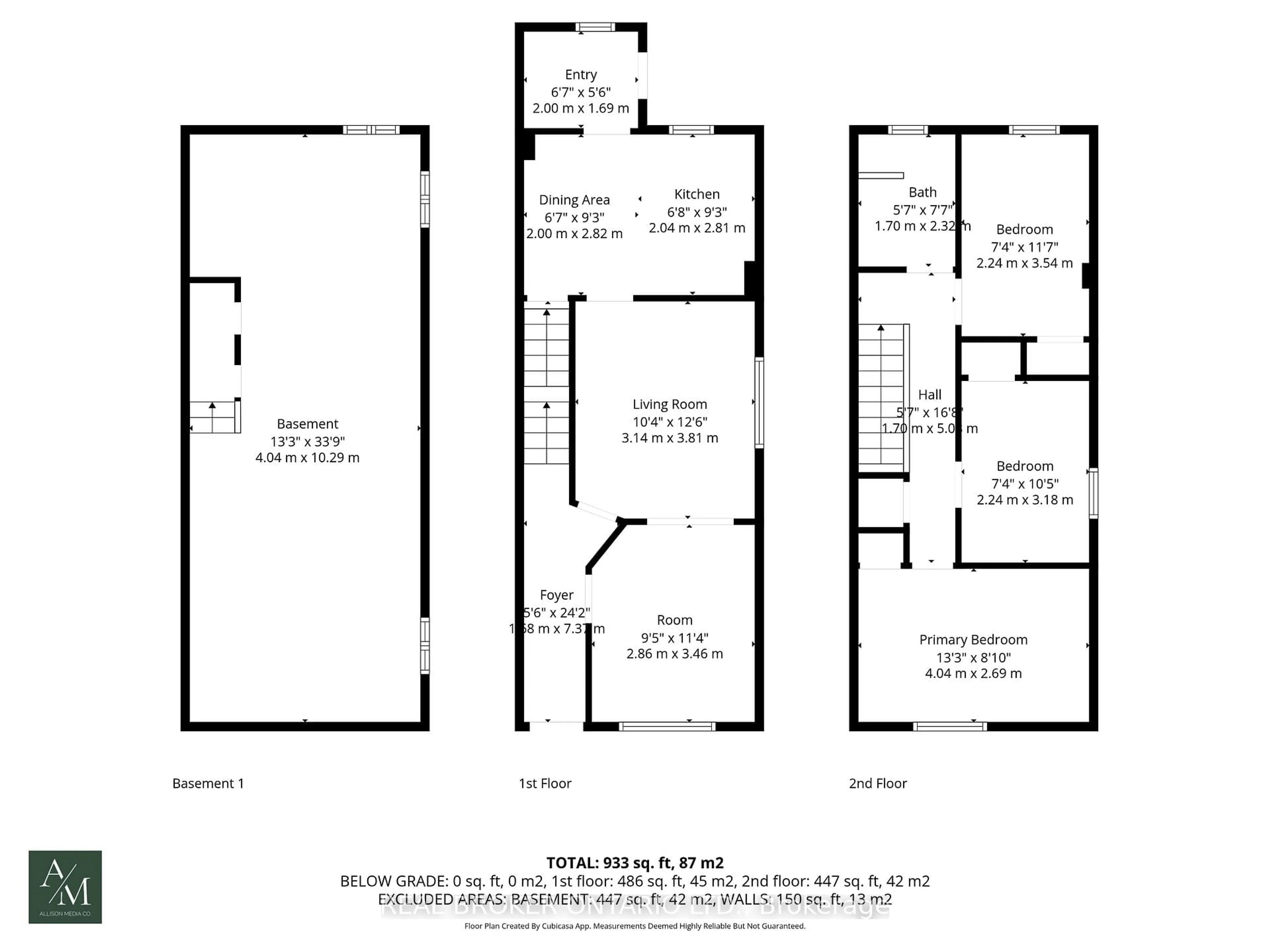 Floor plan for 648 Willard Ave, Toronto Ontario M6S 3S4