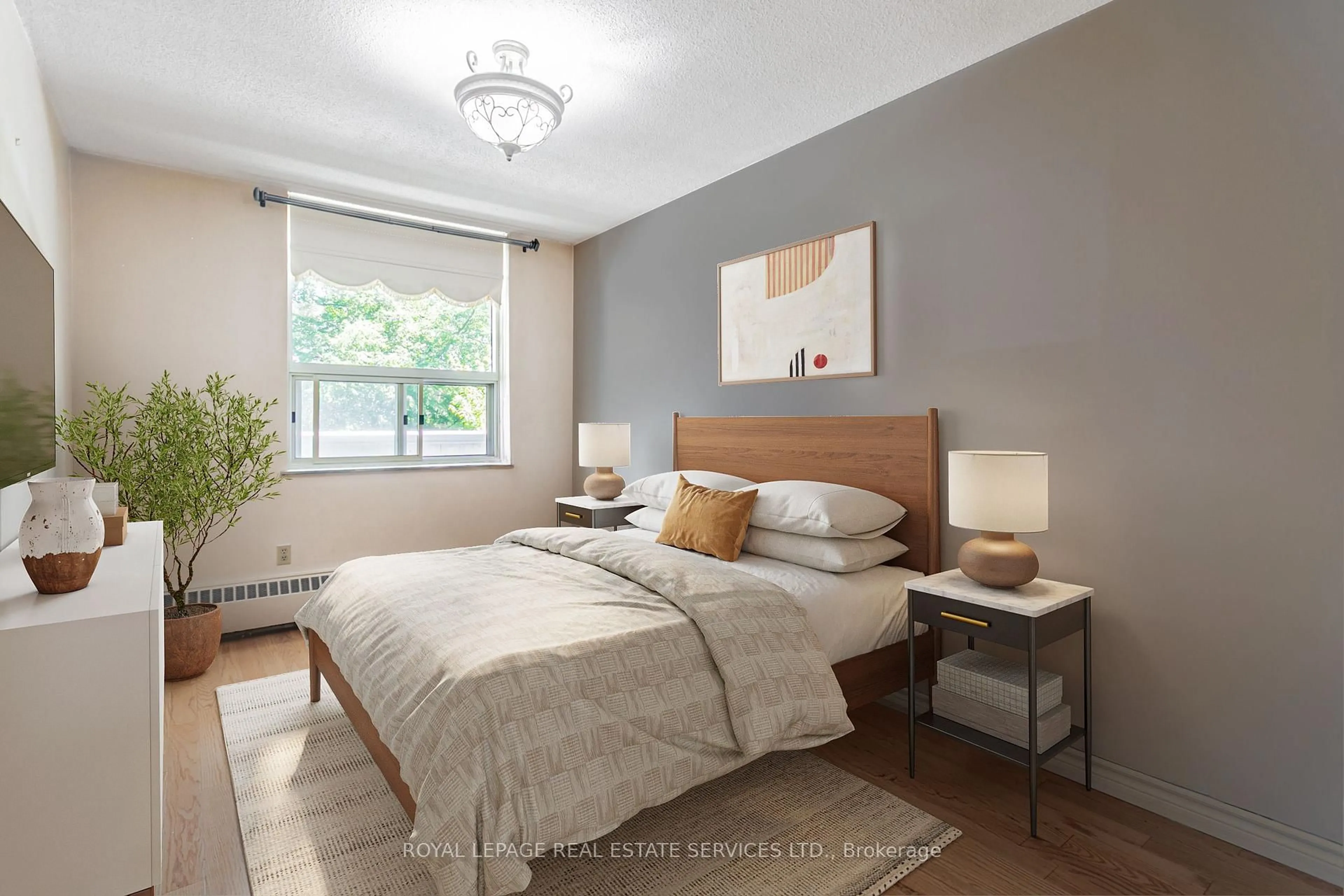 Bedroom with bed, unknown for 45 Southport St #706, Toronto Ontario M6S 3N5