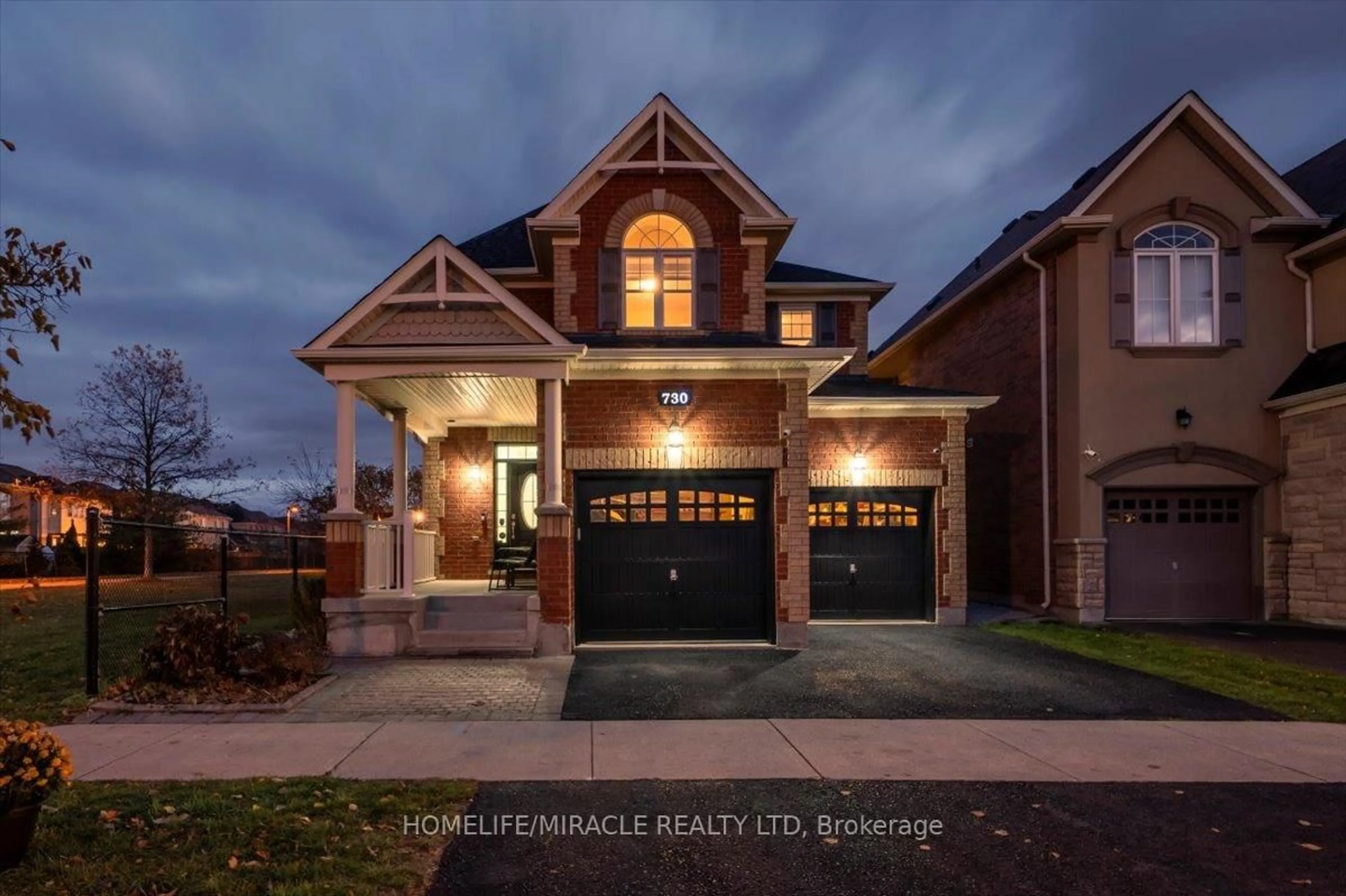 Home with brick exterior material, street for 730 Bolingbroke Dr, Milton Ontario L9T 6Z3