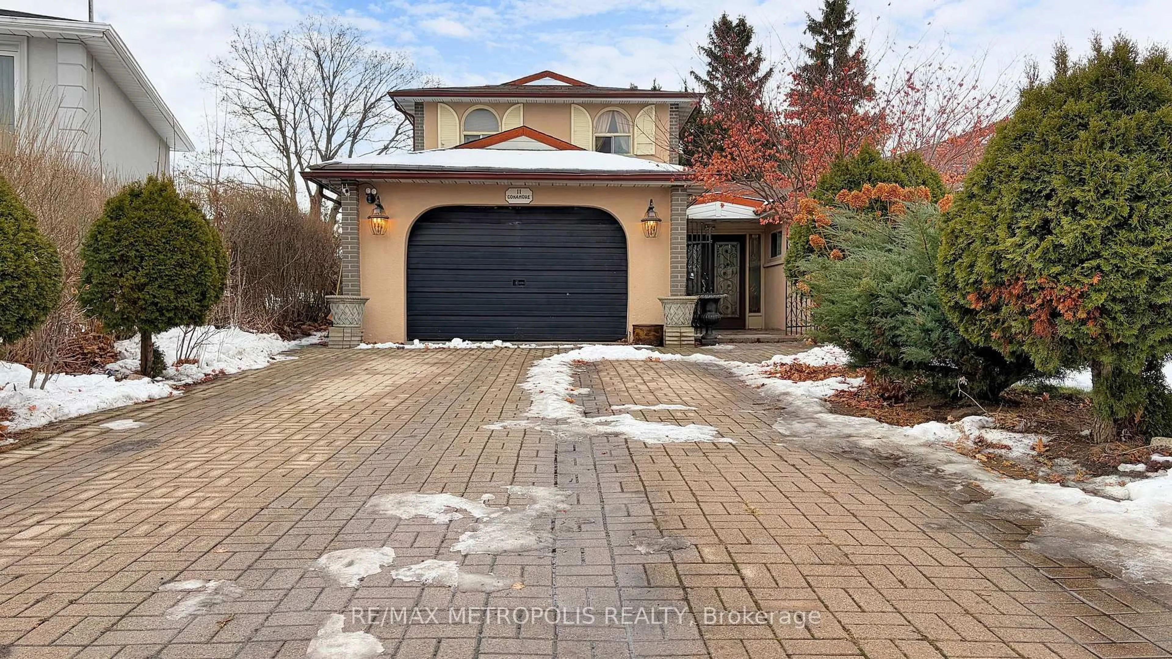 Home with brick exterior material, street for 11 Conamore Cres, Toronto Ontario M3J 1H2