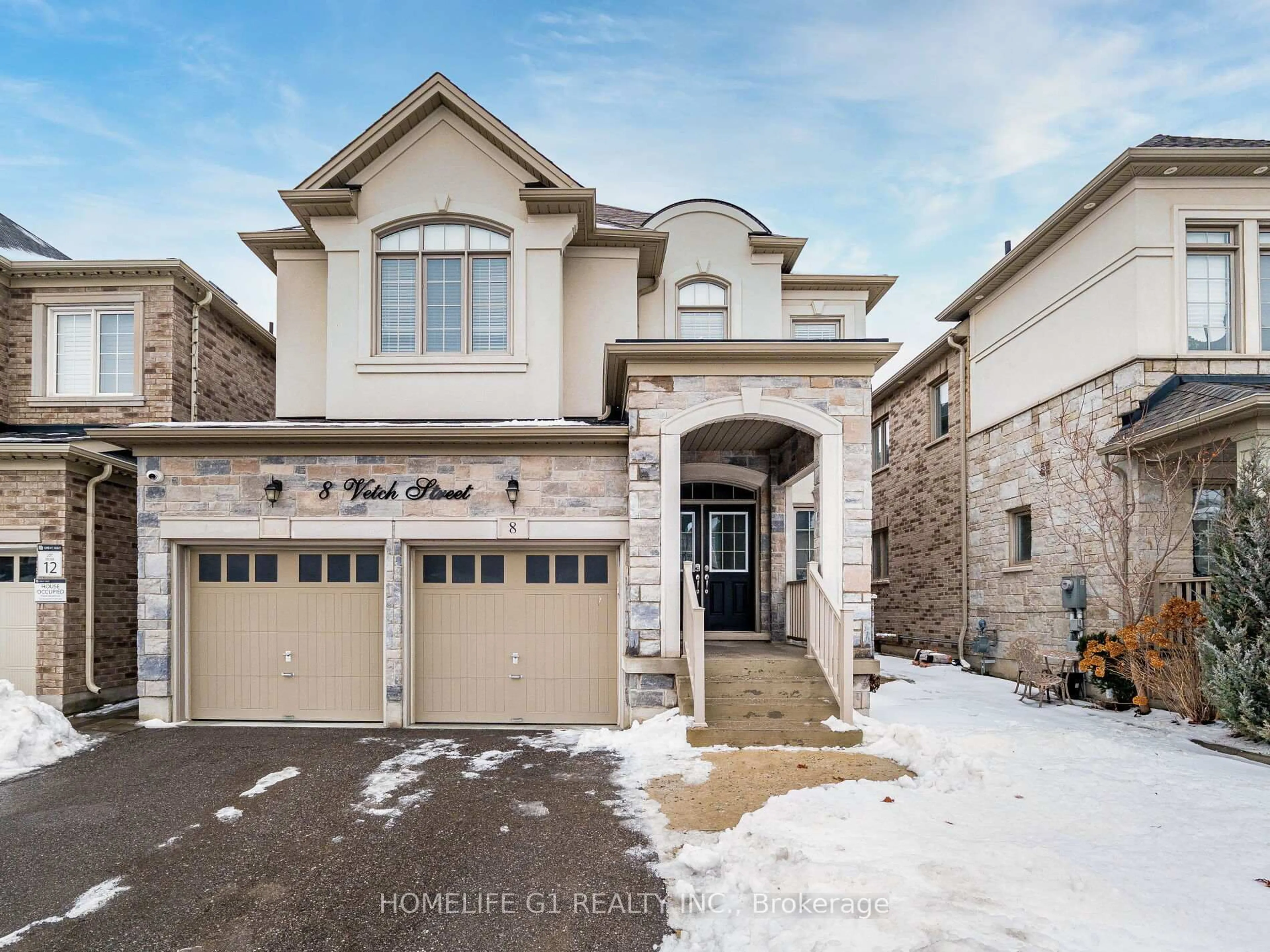 Home with brick exterior material, street for 8 VETCH St, Brampton Ontario L6Y 6C2