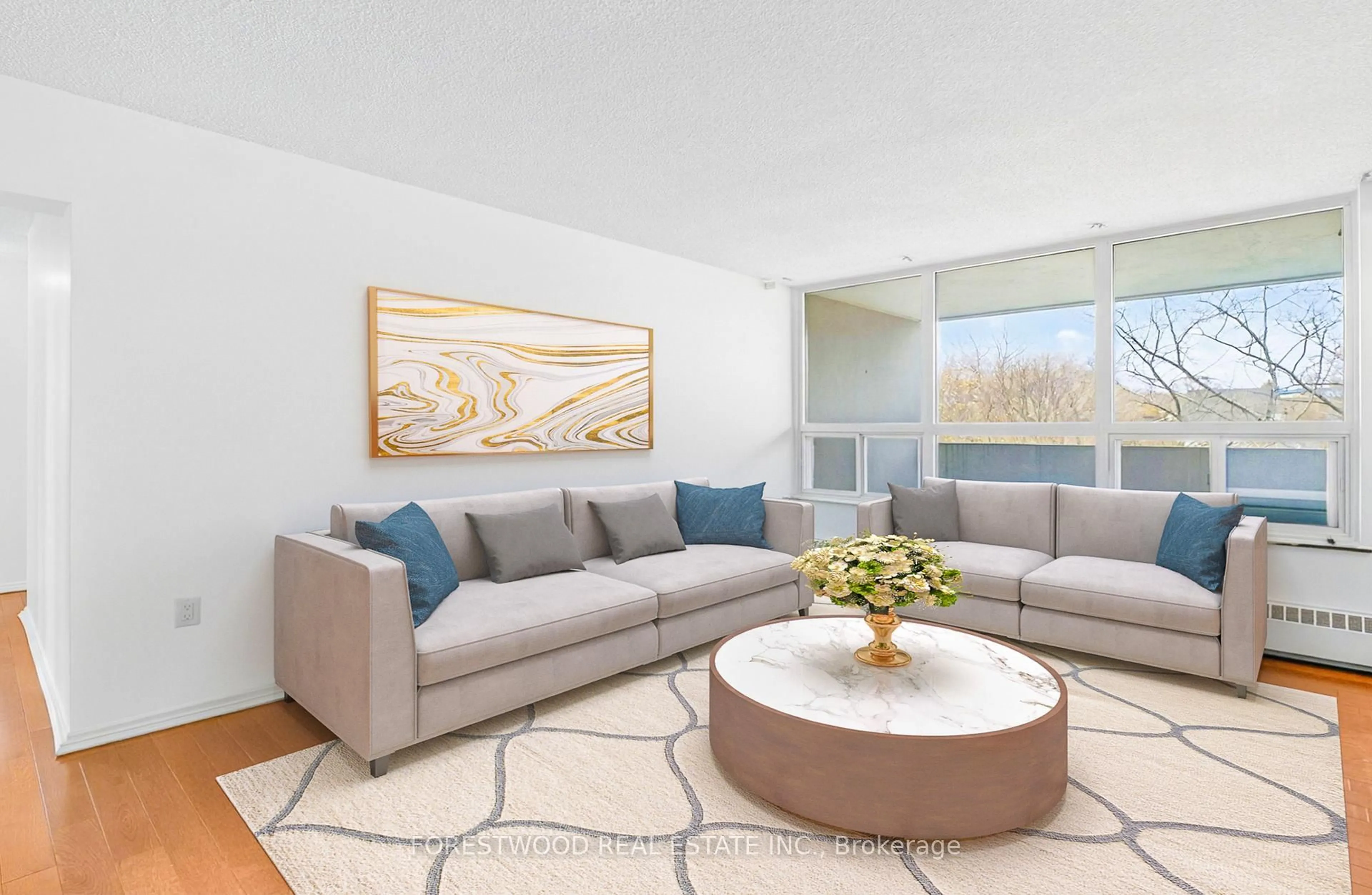 Living room with furniture, unknown for 65 Southport St #903, Toronto Ontario M6S 3N6