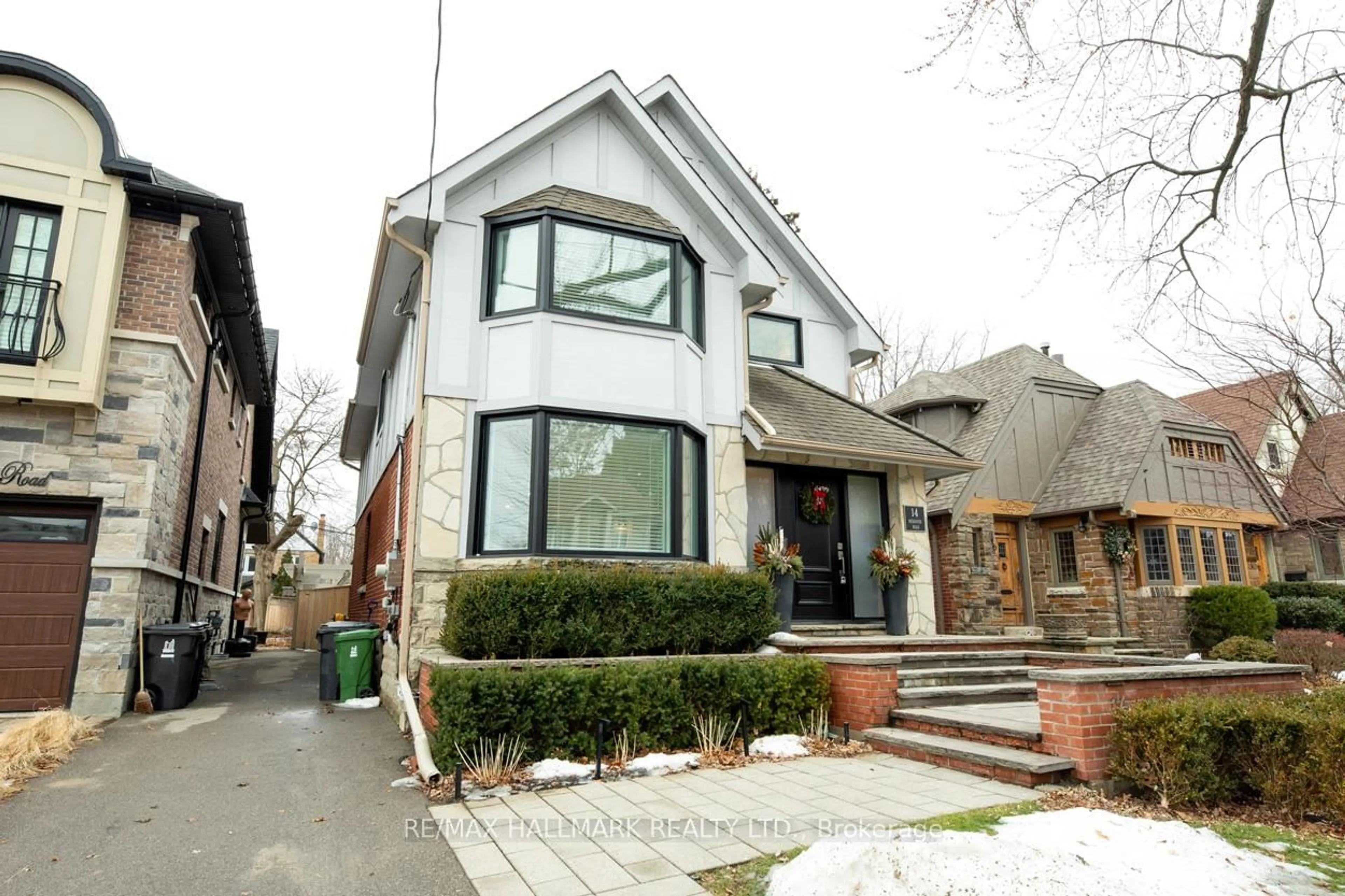 Home with brick exterior material, street for 14 Wendover Rd, Toronto Ontario M8X 2K9