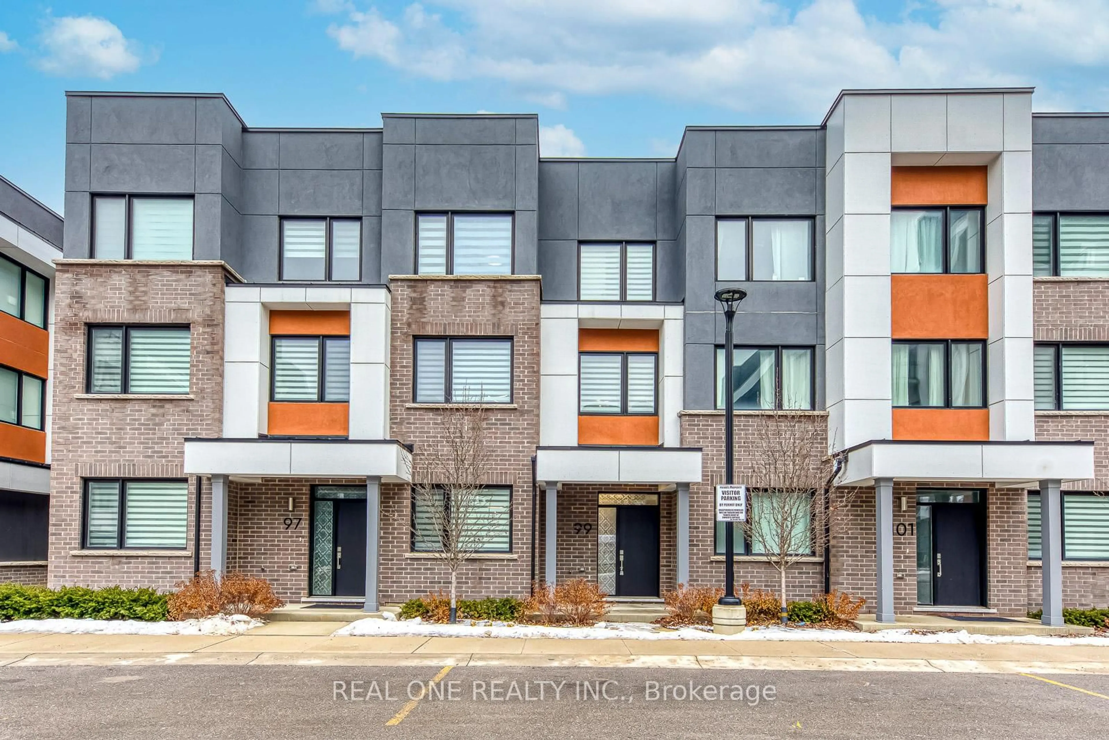 Home with brick exterior material, street for 99 Grovewood Common, Oakville Ontario L6H 0X4