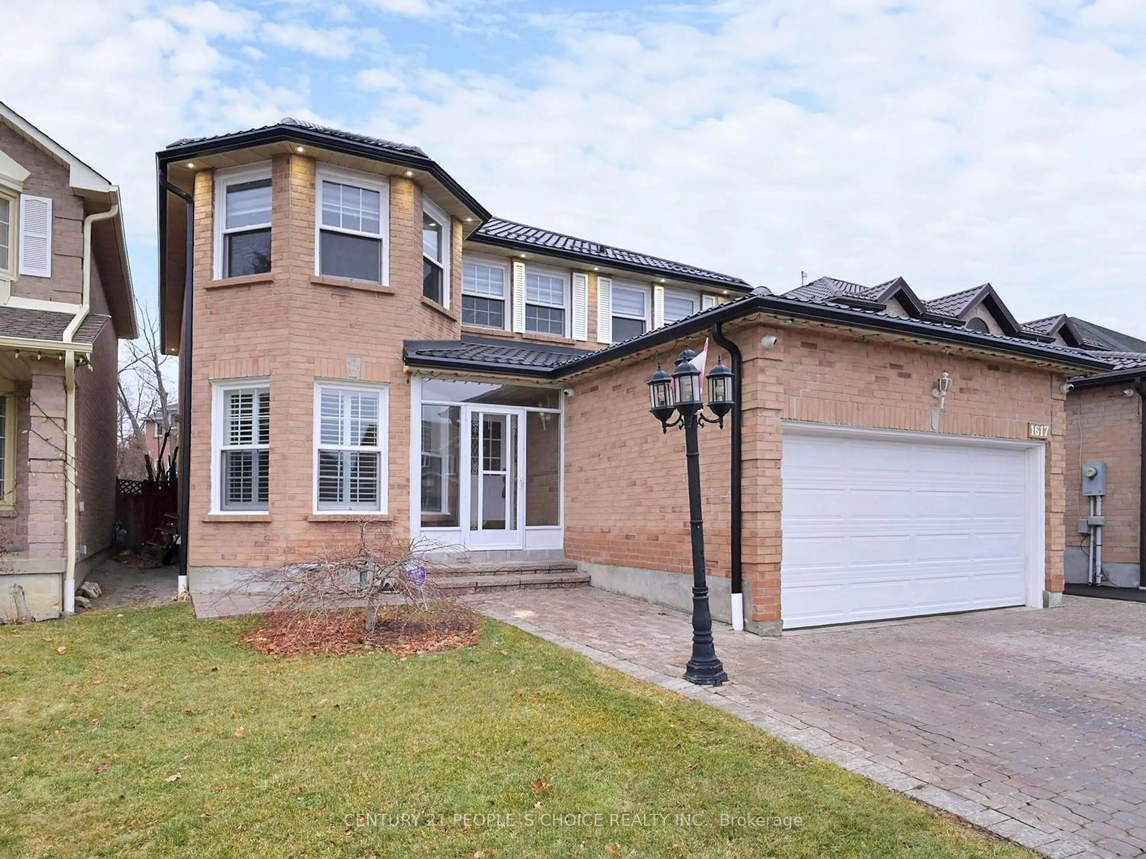 Home with brick exterior material, street for 1617 Bristol Rd, Mississauga Ontario L5M 4B6