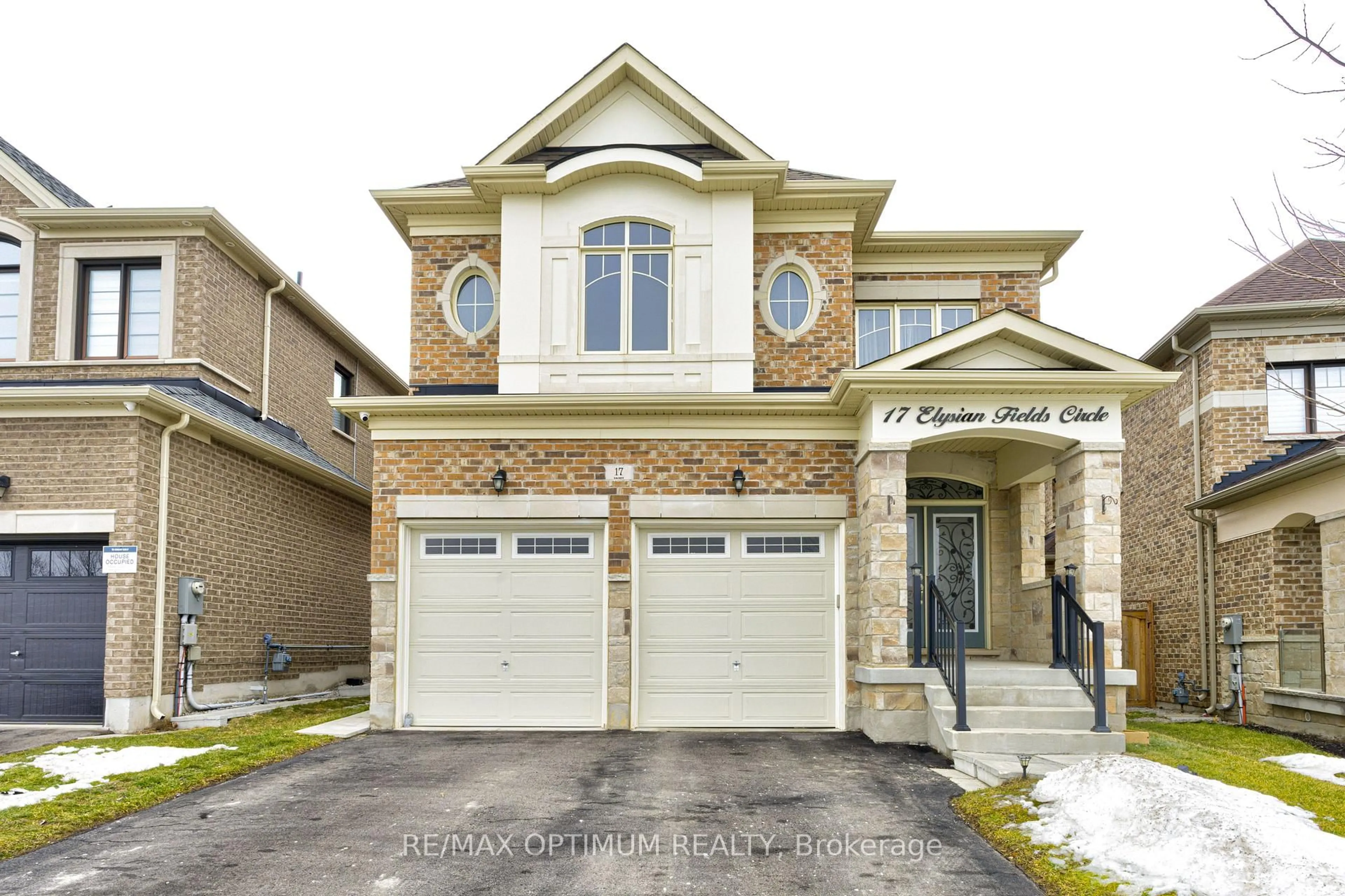 Home with brick exterior material, street for 17 Elysian Field Circ, Brampton Ontario L6Y 6E9