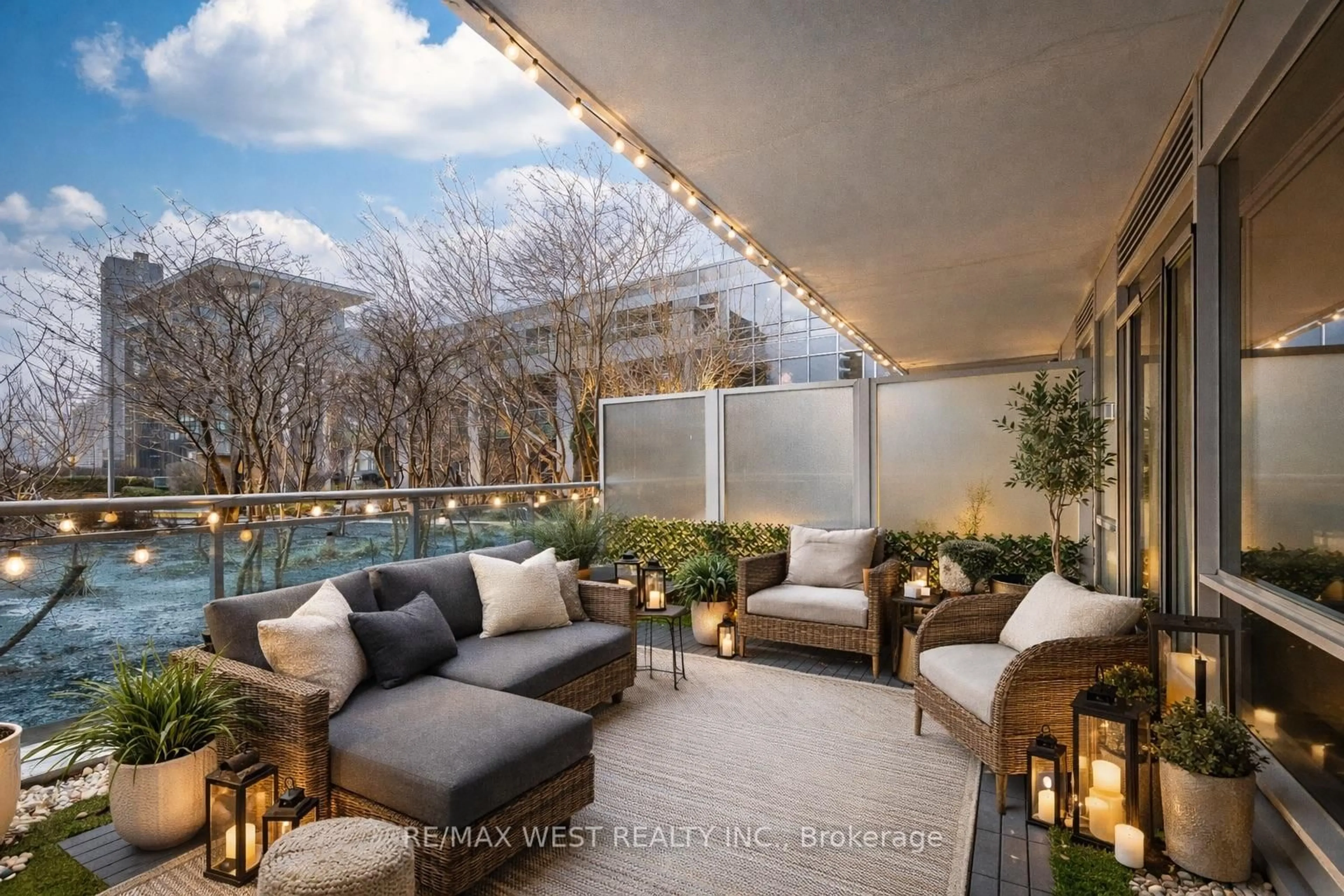 Patio, unknown for 16 Brookers Lane #217, Toronto Ontario M8V 0A5