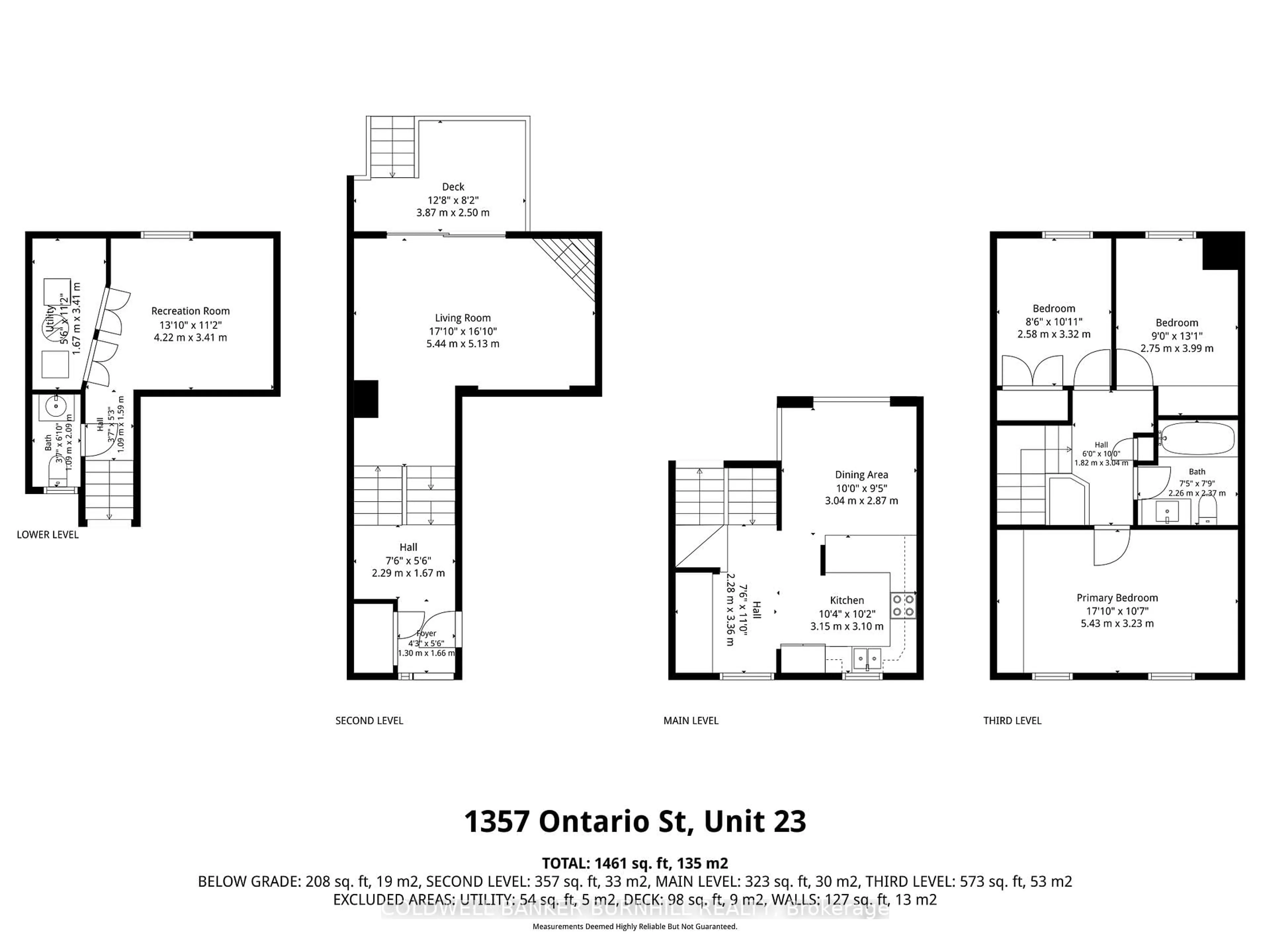 Floor plan for 1357 ONTARIO St #23, Burlington Ontario L7S 1E9
