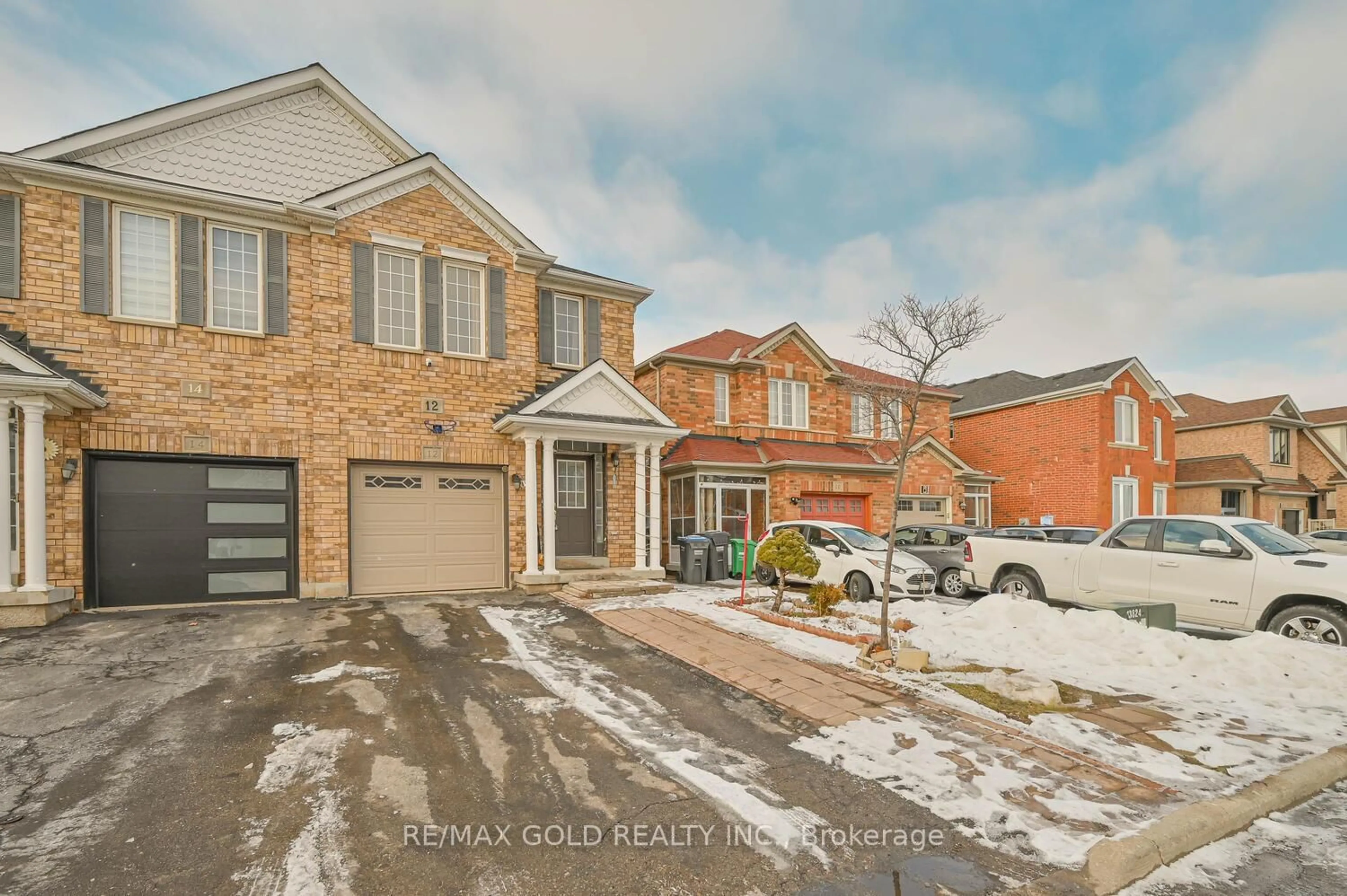 Home with brick exterior material, street for 12 Rockrose Dr, Brampton Ontario L6R 2Z6