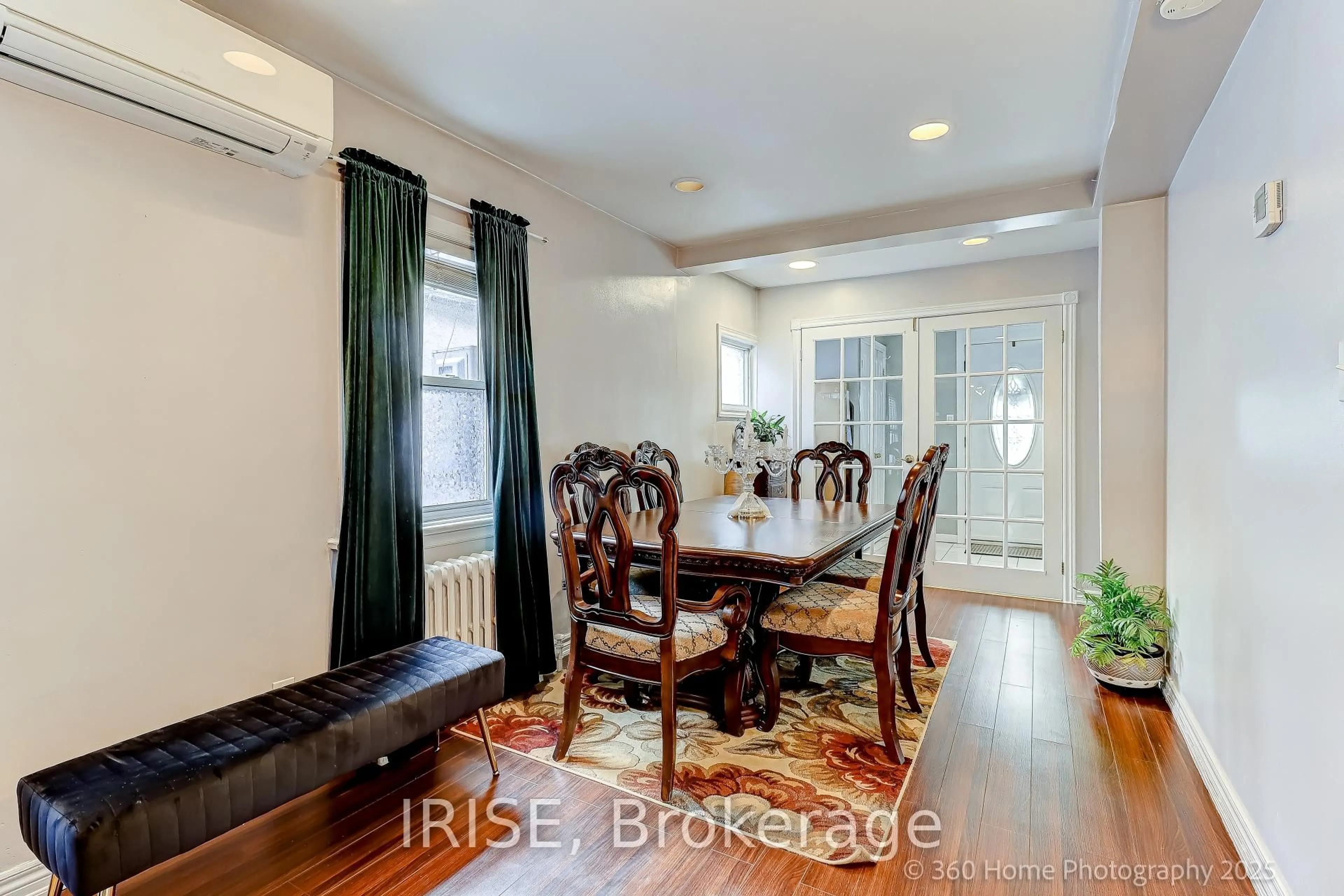 Dining room, wood/laminate floor for 43 Mould Ave, Toronto Ontario M6N 3Z8