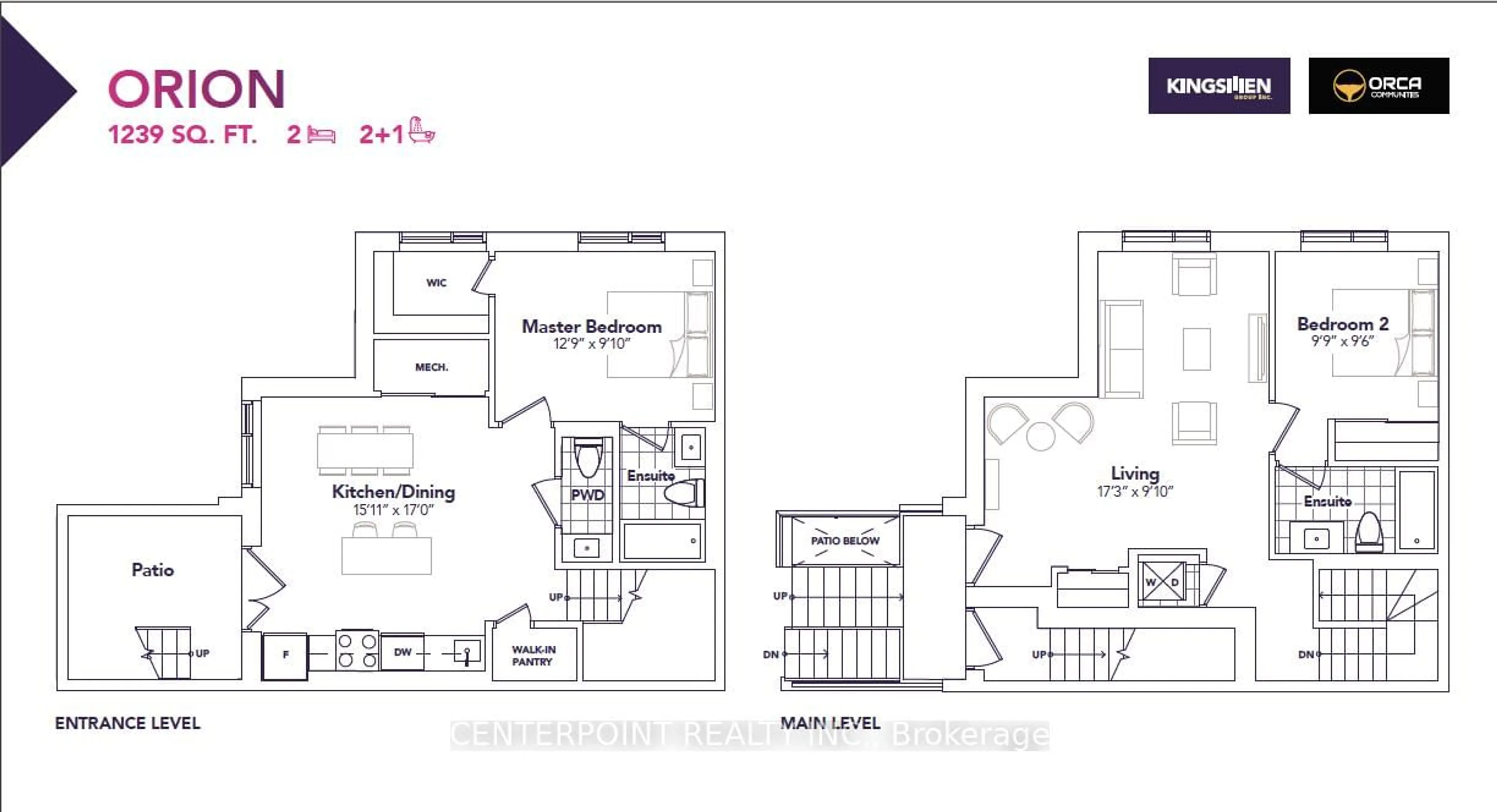 Floor plan for 1115 Douglas Mccurdy Common #101, Mississauga Ontario L5G 0C6