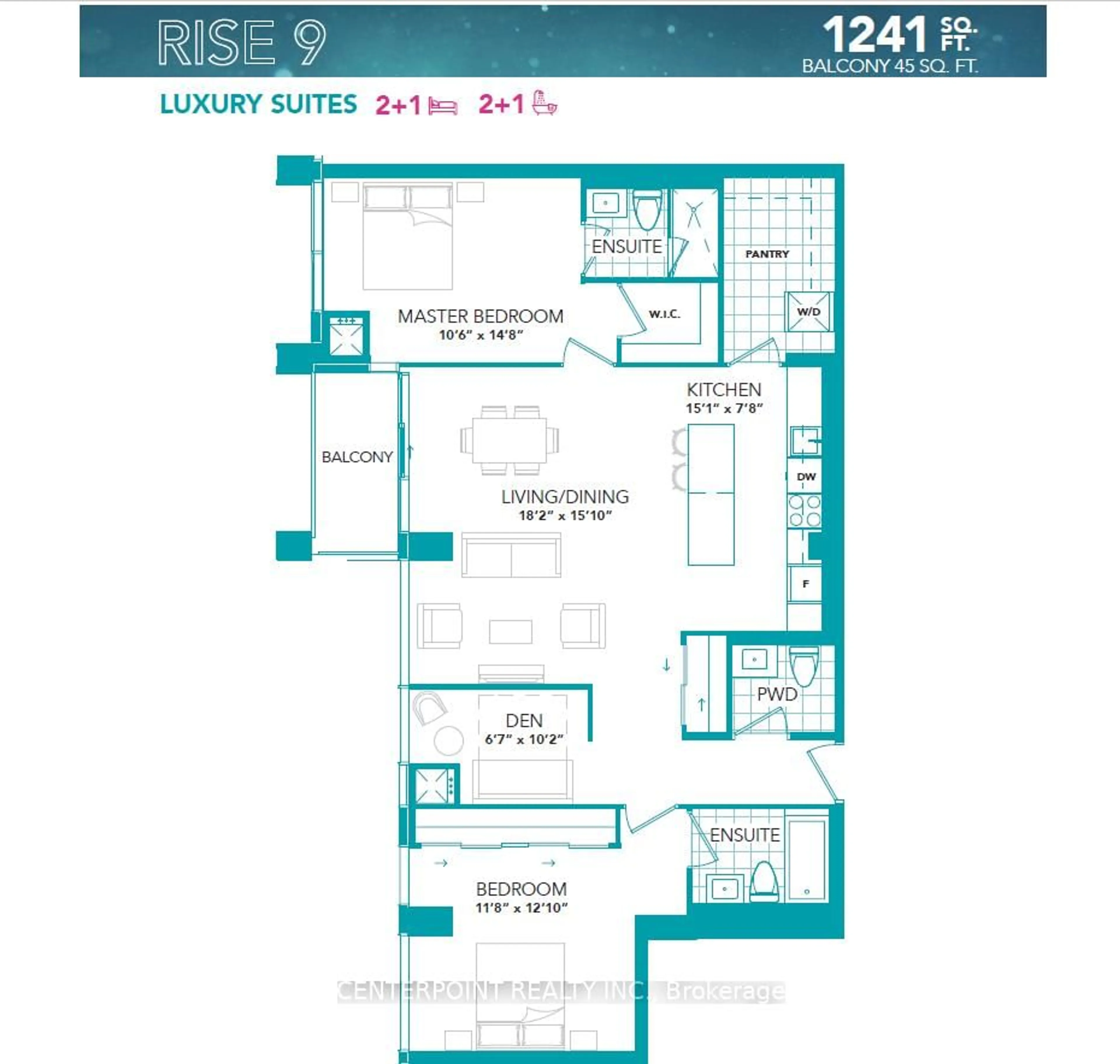Floor plan for 1063 Douglas Mccurdy Common #209, Mississauga Ontario L5G 0C5
