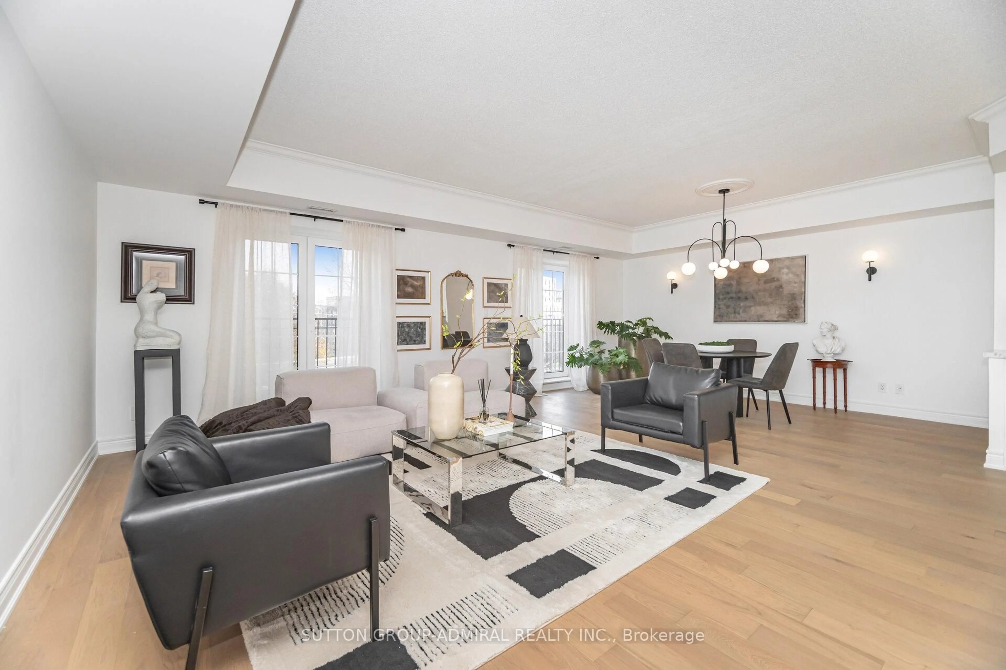 Living room with furniture, unknown for 30 Anglesey Blvd #304, Toronto Ontario M9A 3B5