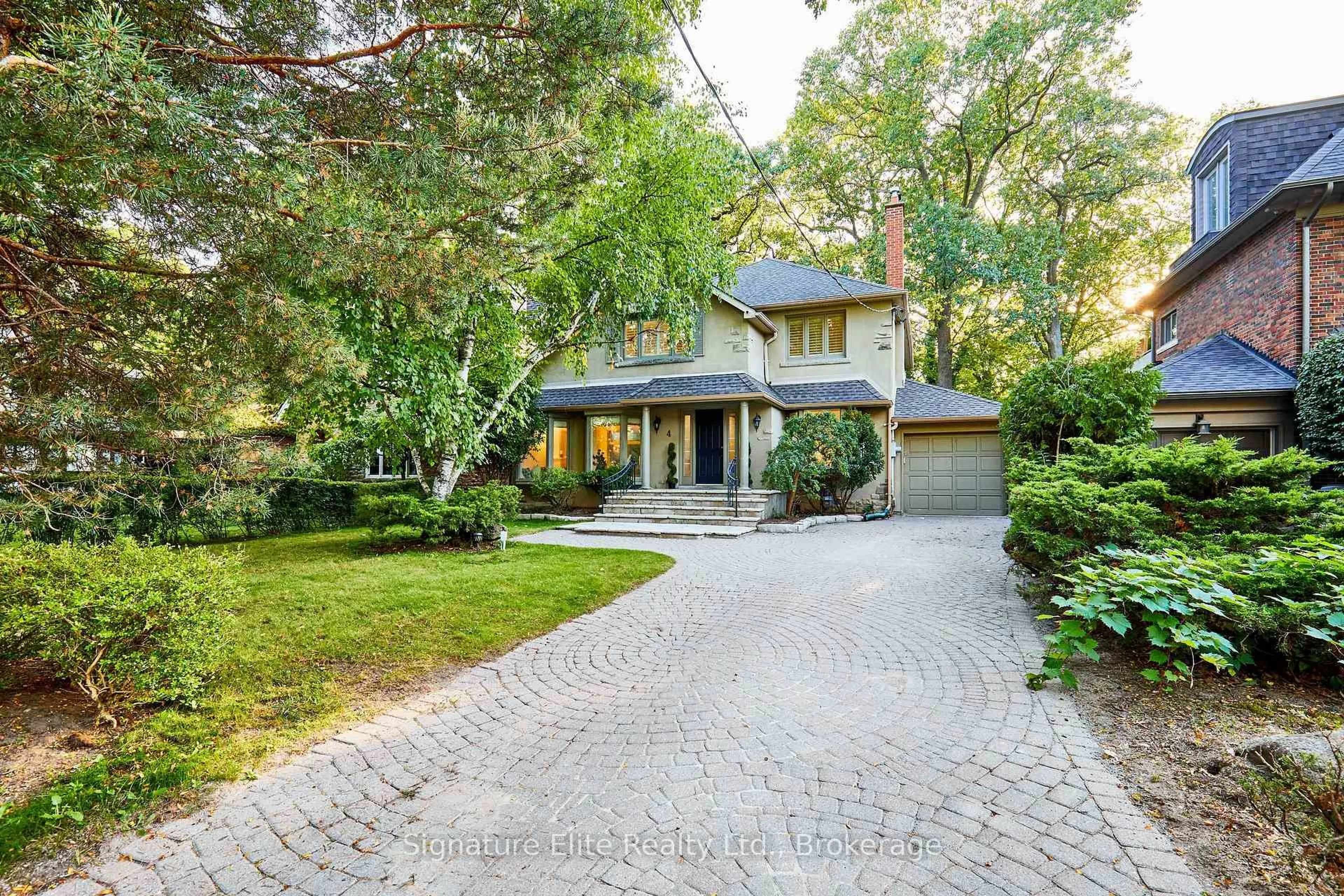 Home with brick exterior material, street for 4 Baby Point Terr, Toronto Ontario M6S 4S4