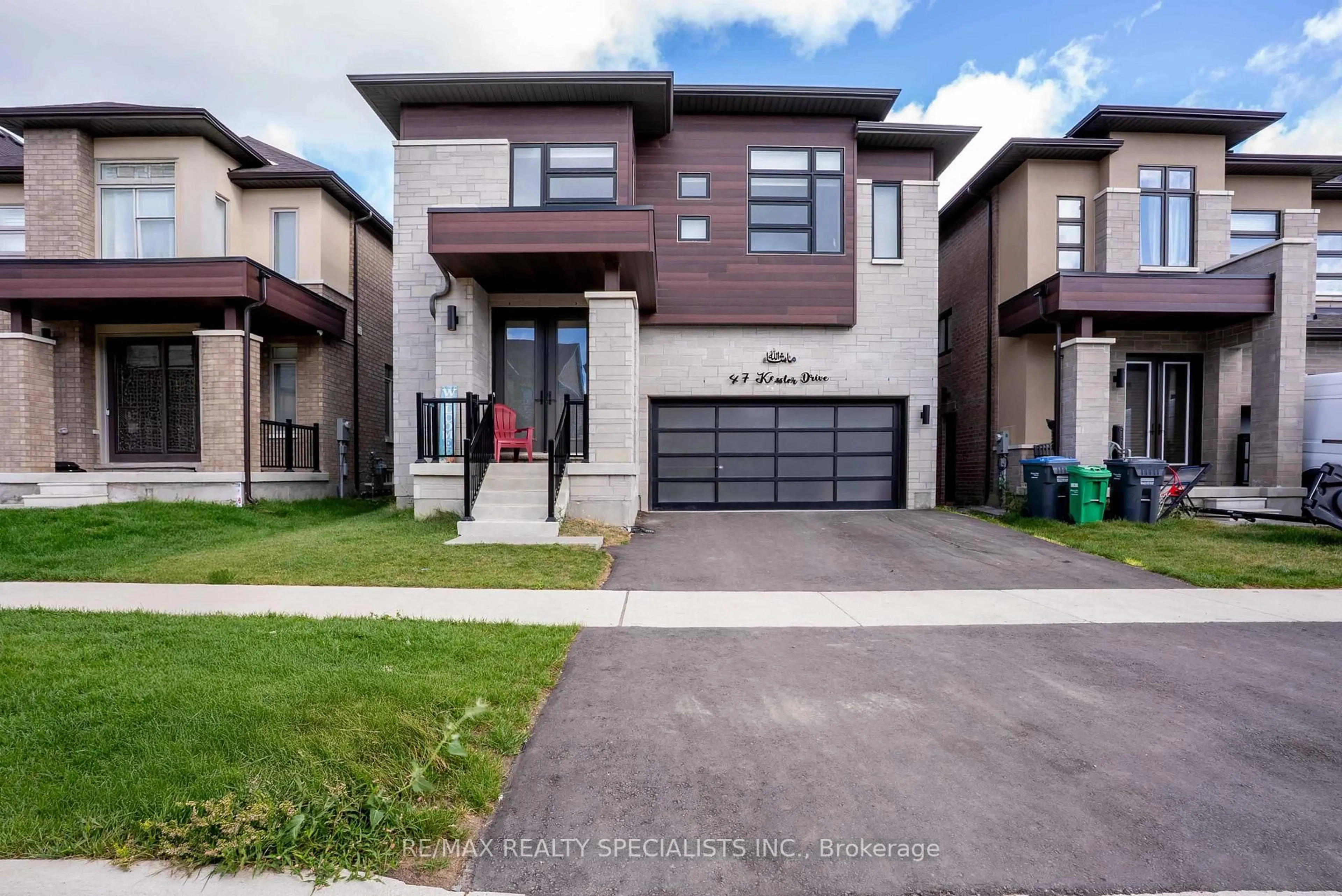 Home with brick exterior material, street for 47 Kessler Dr, Brampton Ontario L6R 4E7