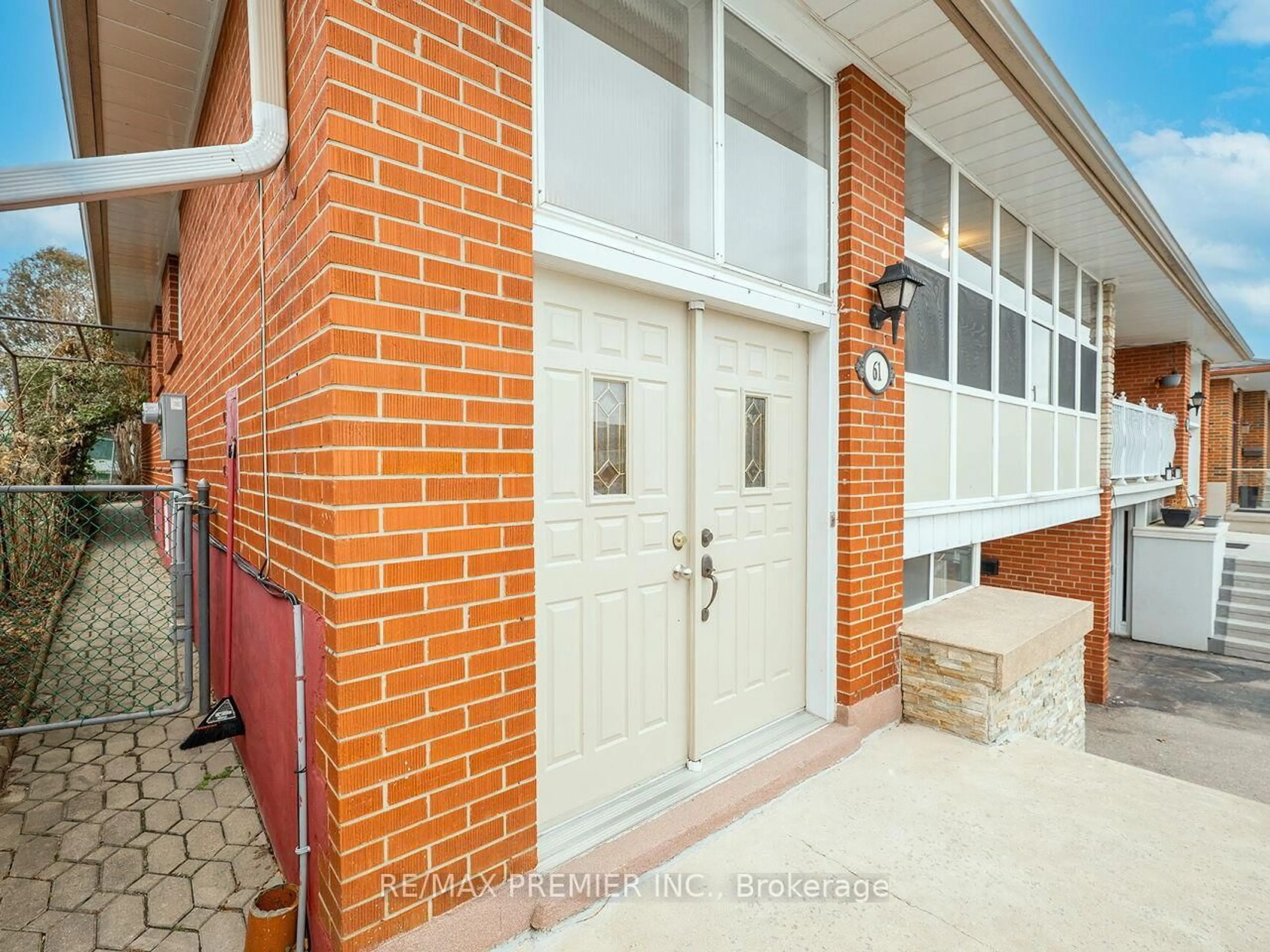 Home with brick exterior material, street for 61 Rockbank Cres, Toronto Ontario M9M 1L1