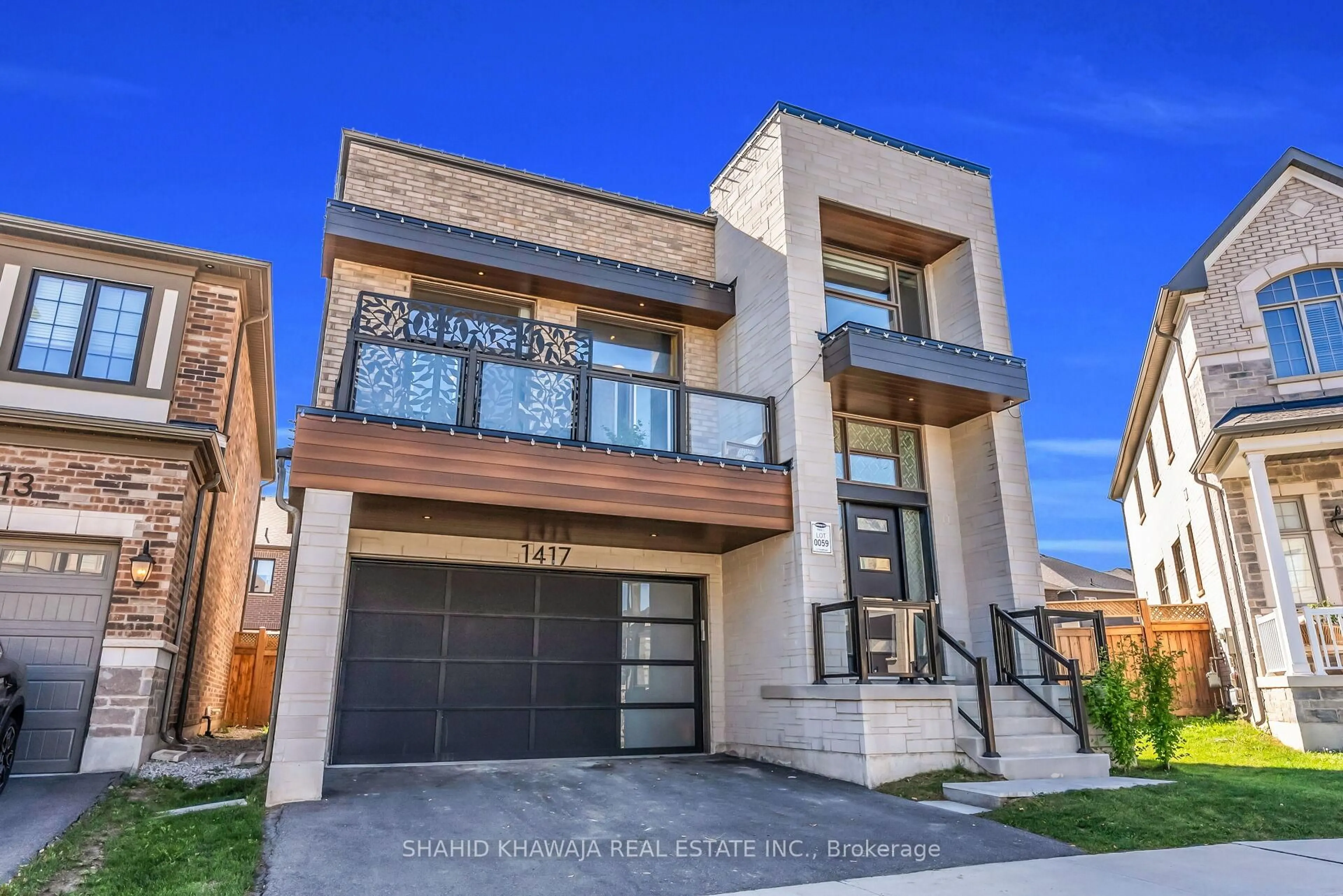 Home with brick exterior material, street for 1417 Varelas Passage, Oakville Ontario L6H 3S3