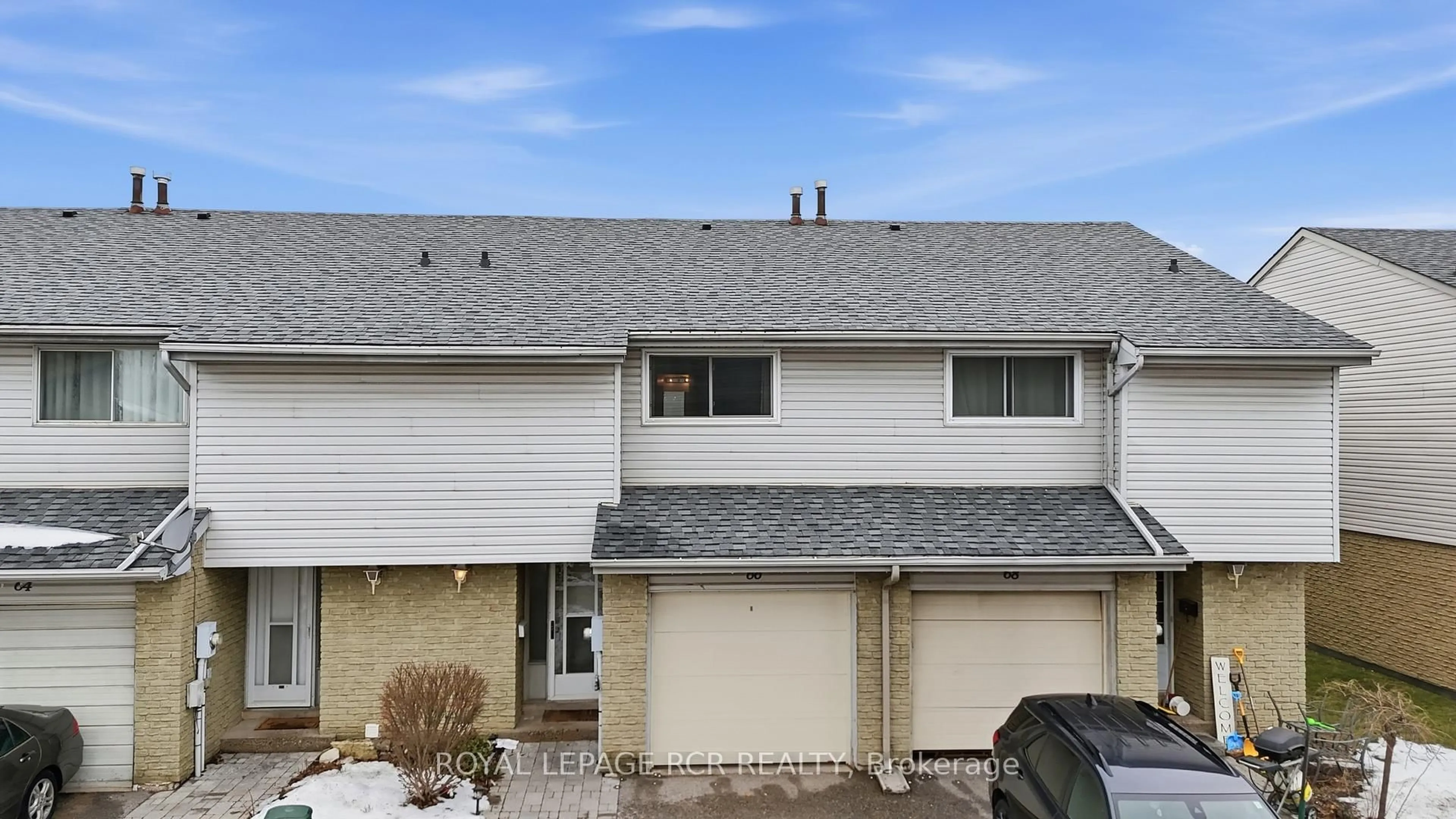 Home with vinyl exterior material, street for 66 Orange Mill Crt, Orangeville Ontario L9W 3R6