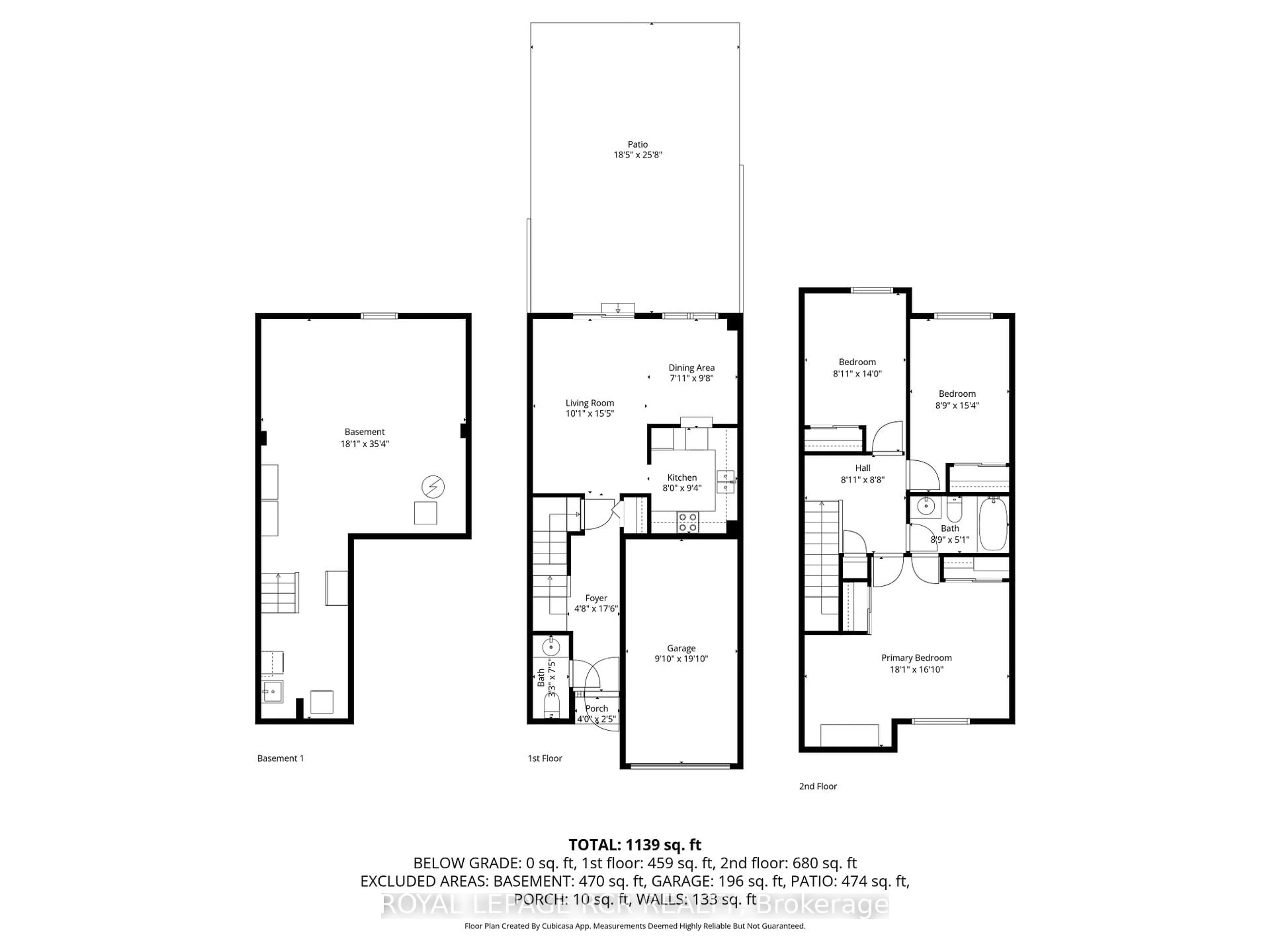 Floor plan for 66 Orange Mill Crt, Orangeville Ontario L9W 3R6
