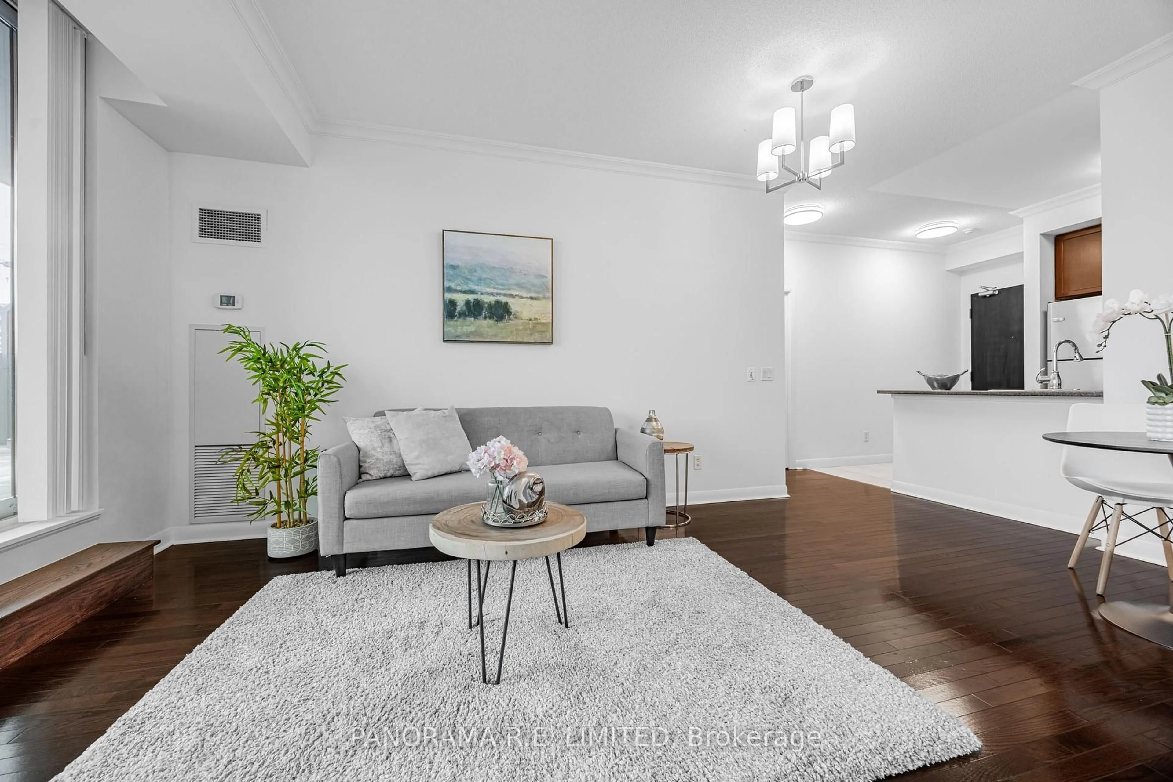 Living room with furniture, unknown for 235 Sherway Gardens Rd #405, Toronto Ontario M9C 0A2