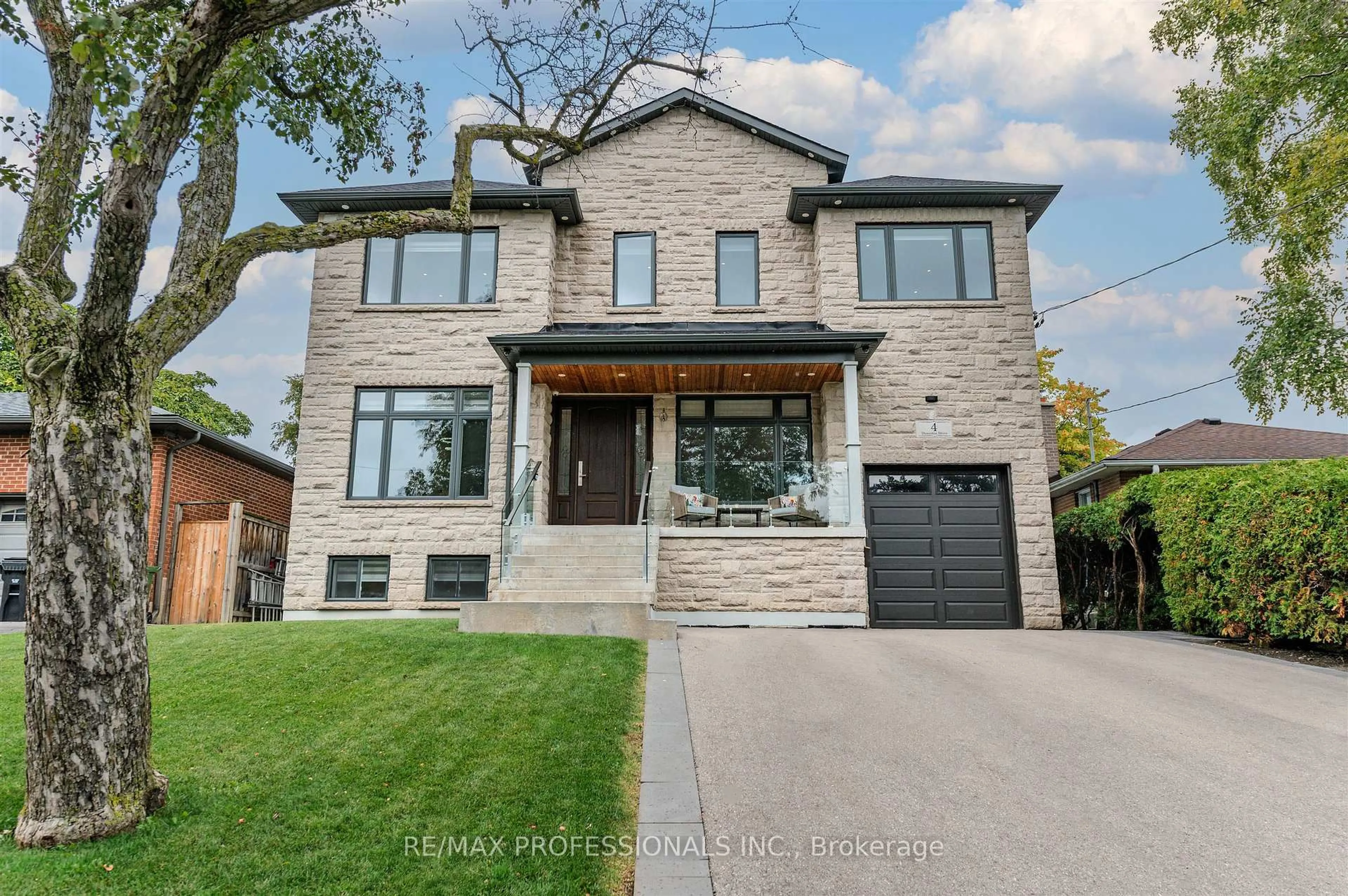 Home with brick exterior material, street for 4 Dunrobin Dr, Toronto Ontario M9B 2S9