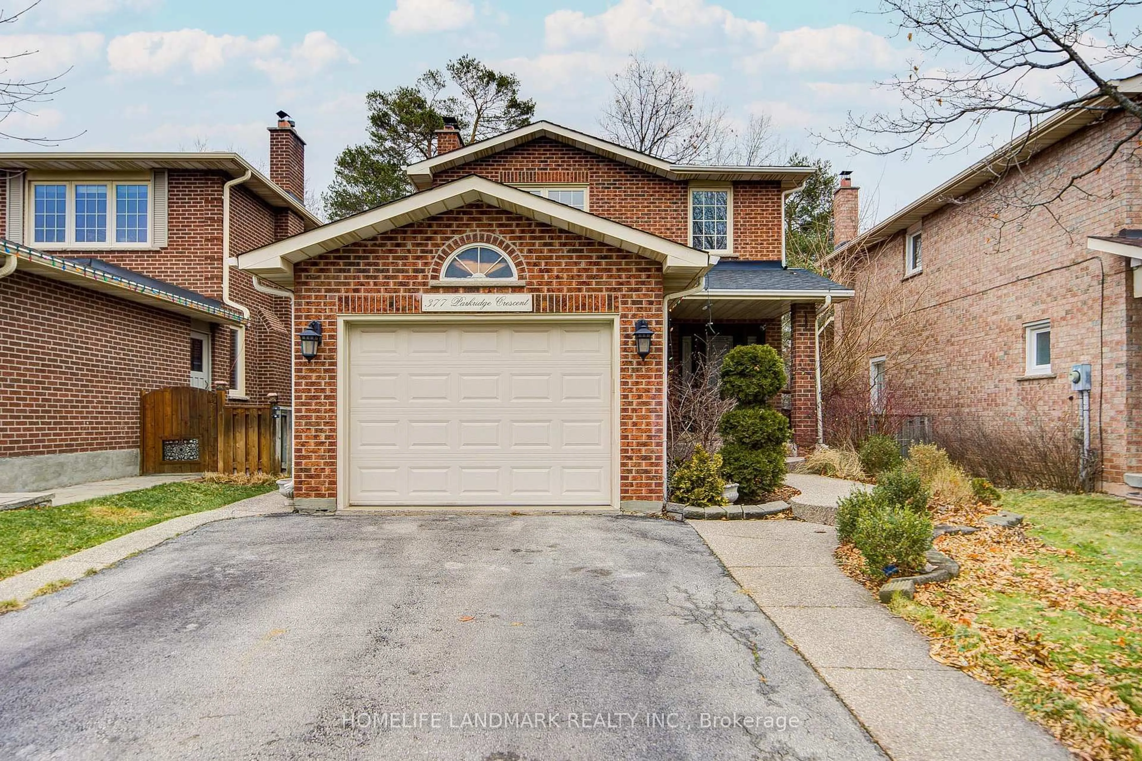 Home with brick exterior material, street for 377 Parkridge Cres, Oakville Ontario L6M 1A8