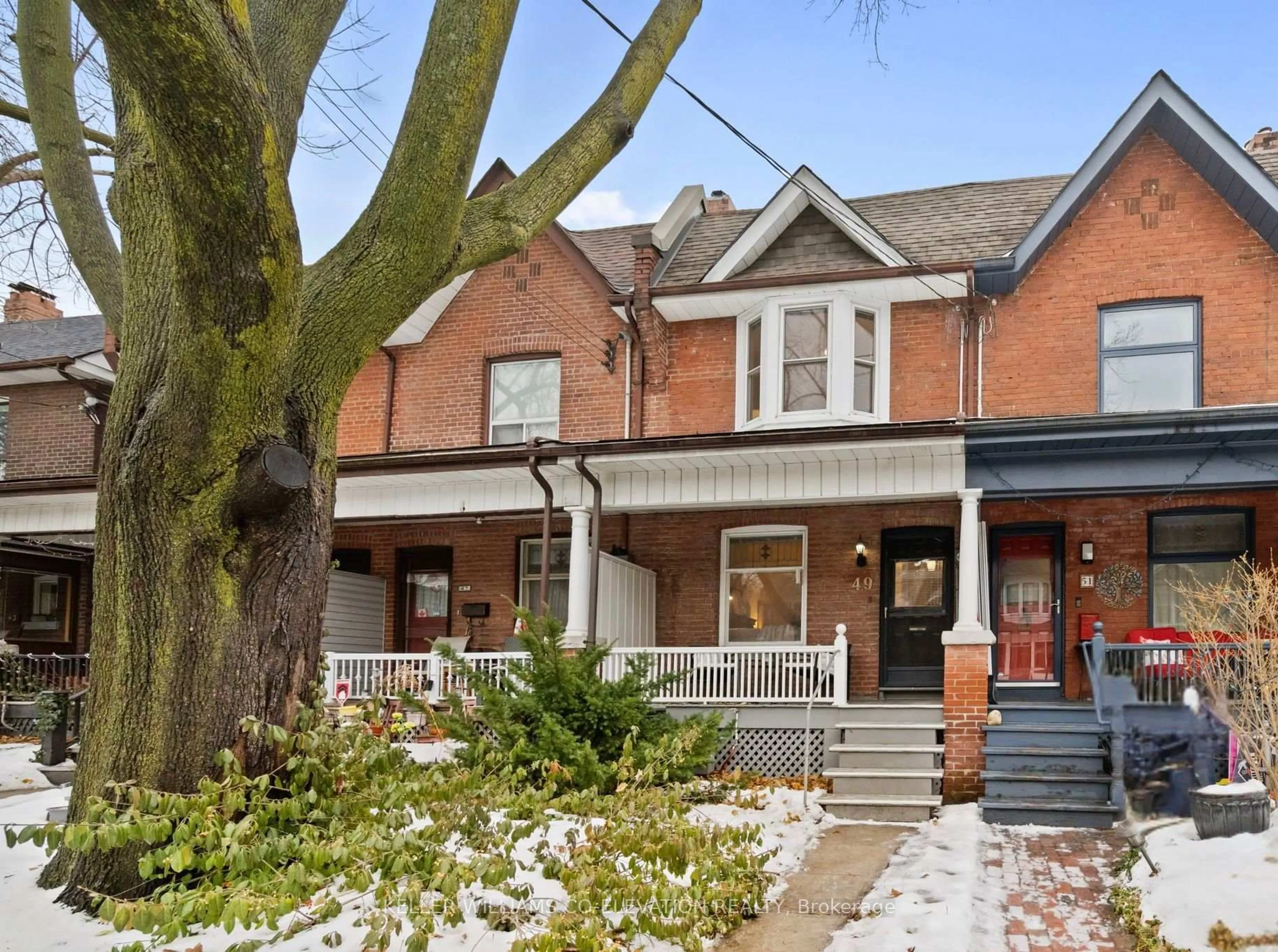 Home with brick exterior material, street for 49 Grenadier Rd, Toronto Ontario M6R 1R1
