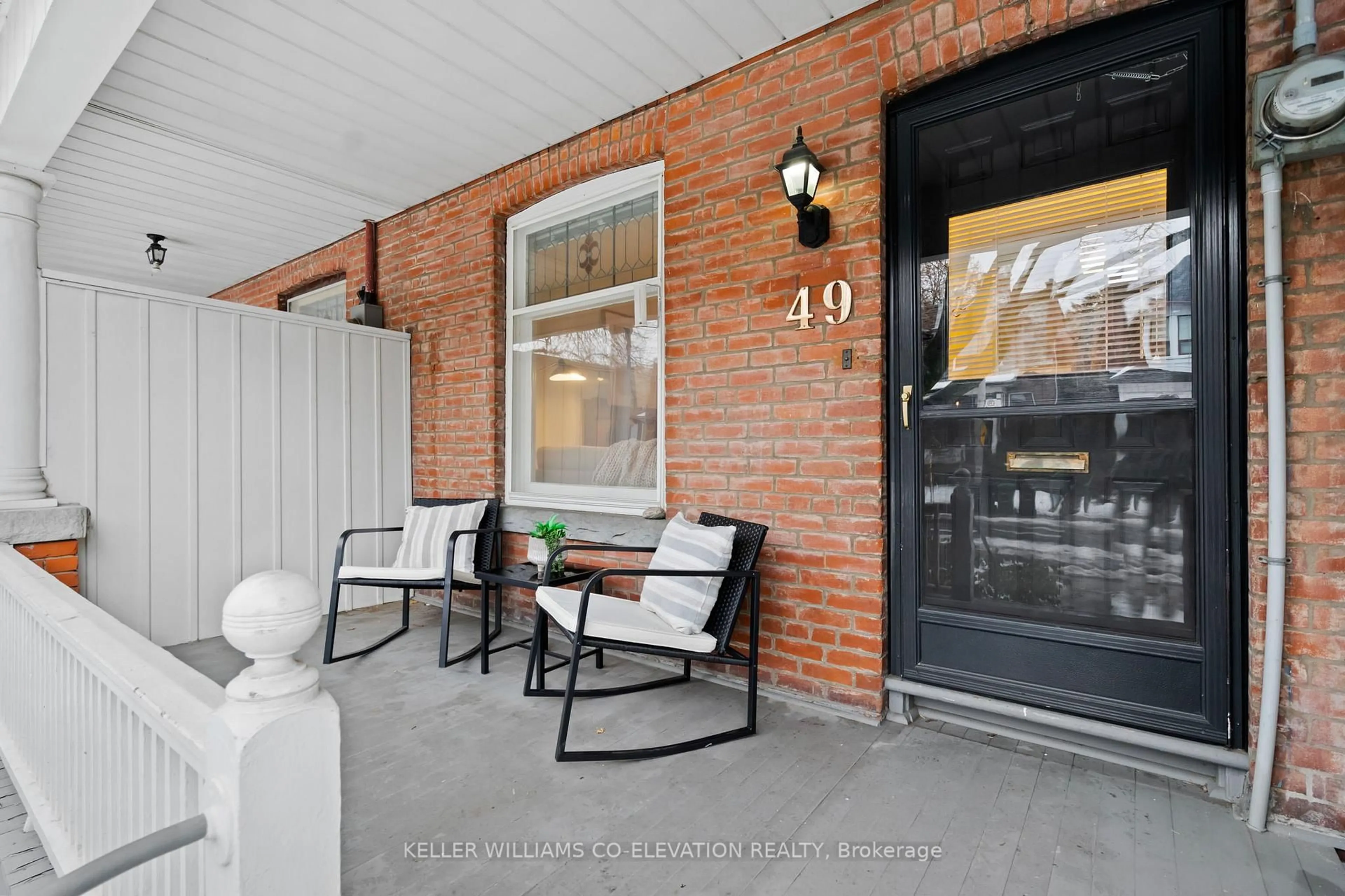 Patio, street for 49 Grenadier Rd, Toronto Ontario M6R 1R1