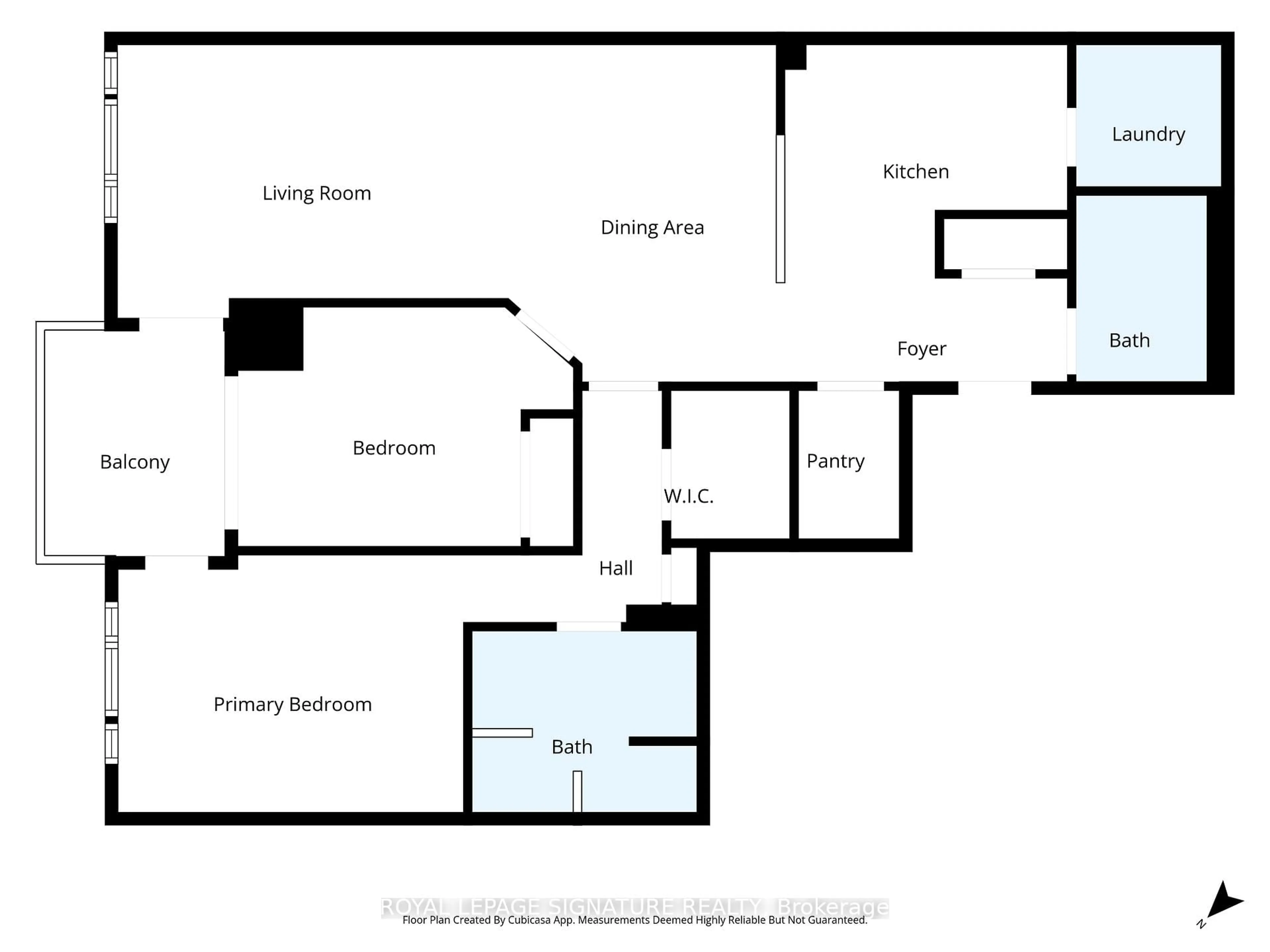 Floor plan for 80 Port St #407, Mississauga Ontario L5G 4V6