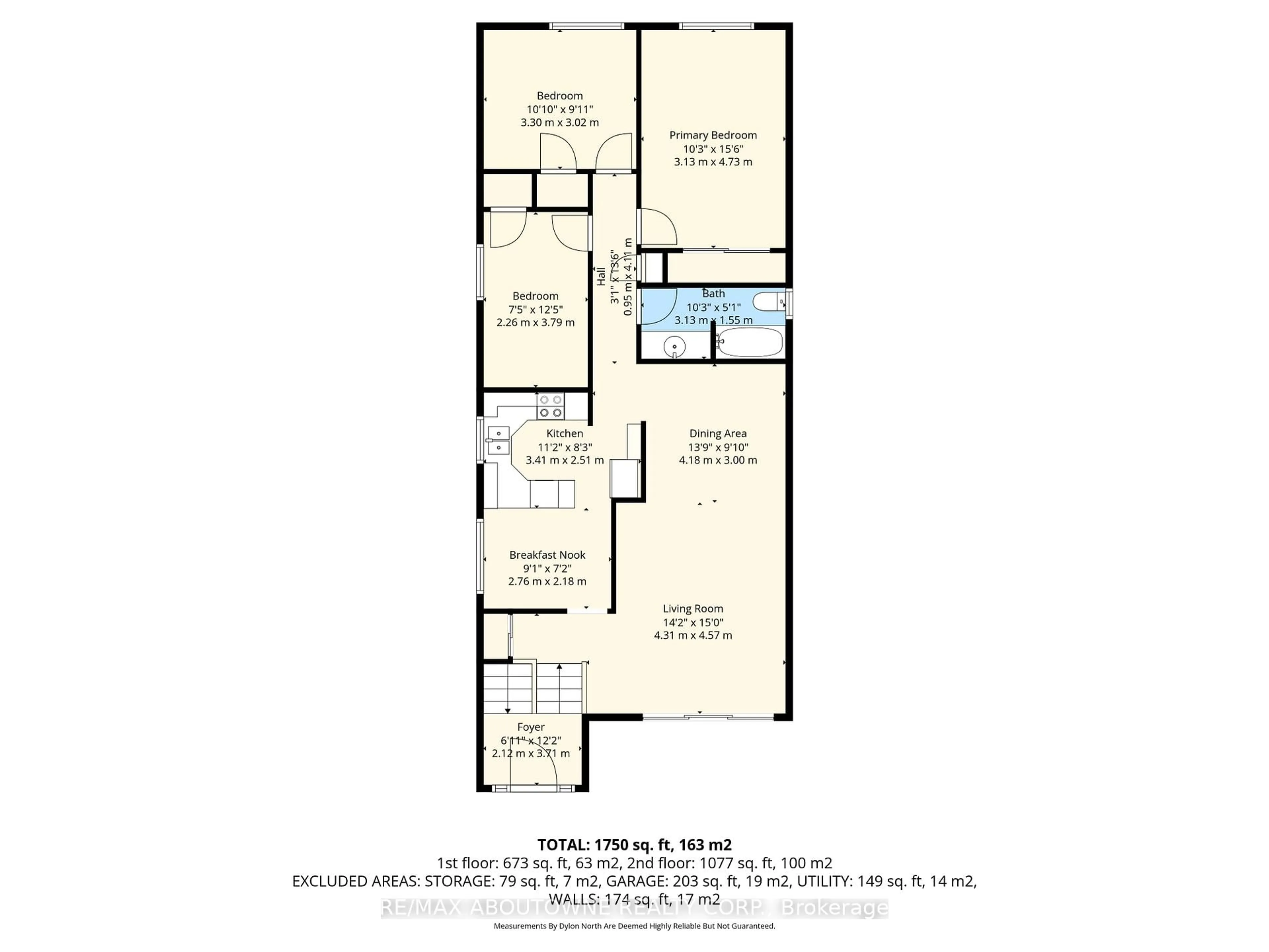 Floor plan for 38 Philosopher's Tr, Brampton Ontario L6S 4C9