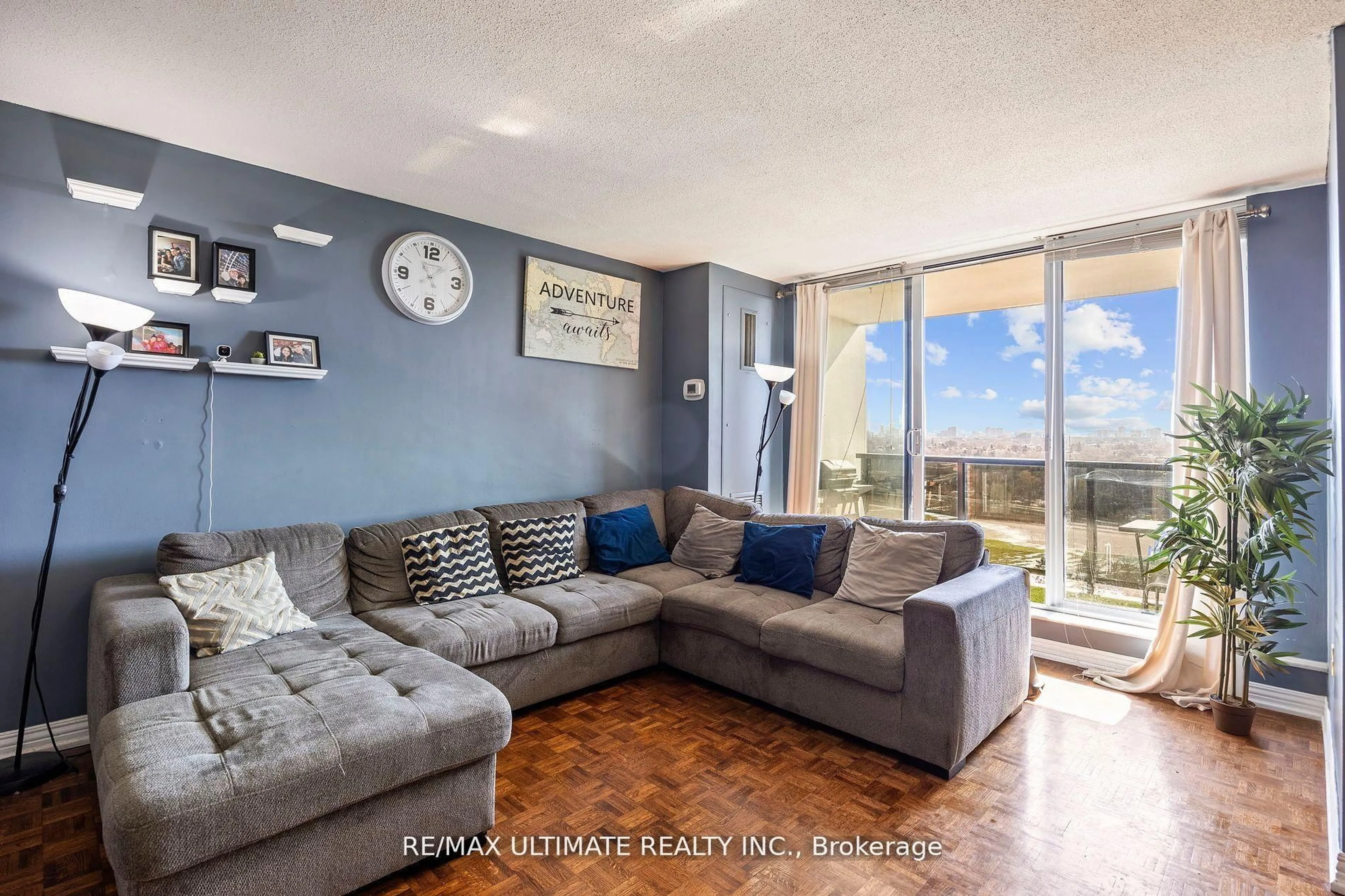 Living room with furniture, unknown for 85 Emmett Ave ##1807, Toronto Ontario M6M 5A2