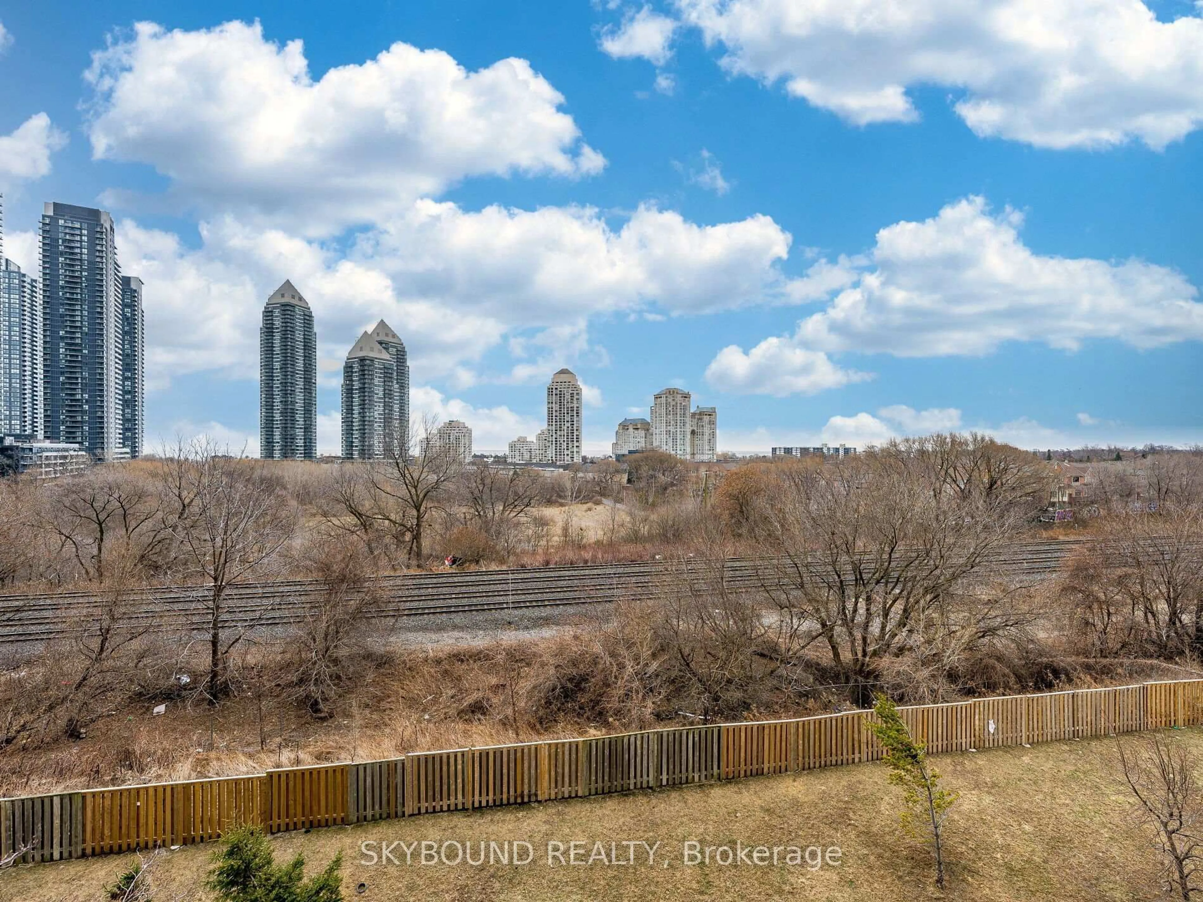 A pic from outside/outdoor area/front of a property/back of a property/a pic from drone, city buildings view from balcony for 155 Legion Rd #503, Toronto Ontario M8Y 0A7