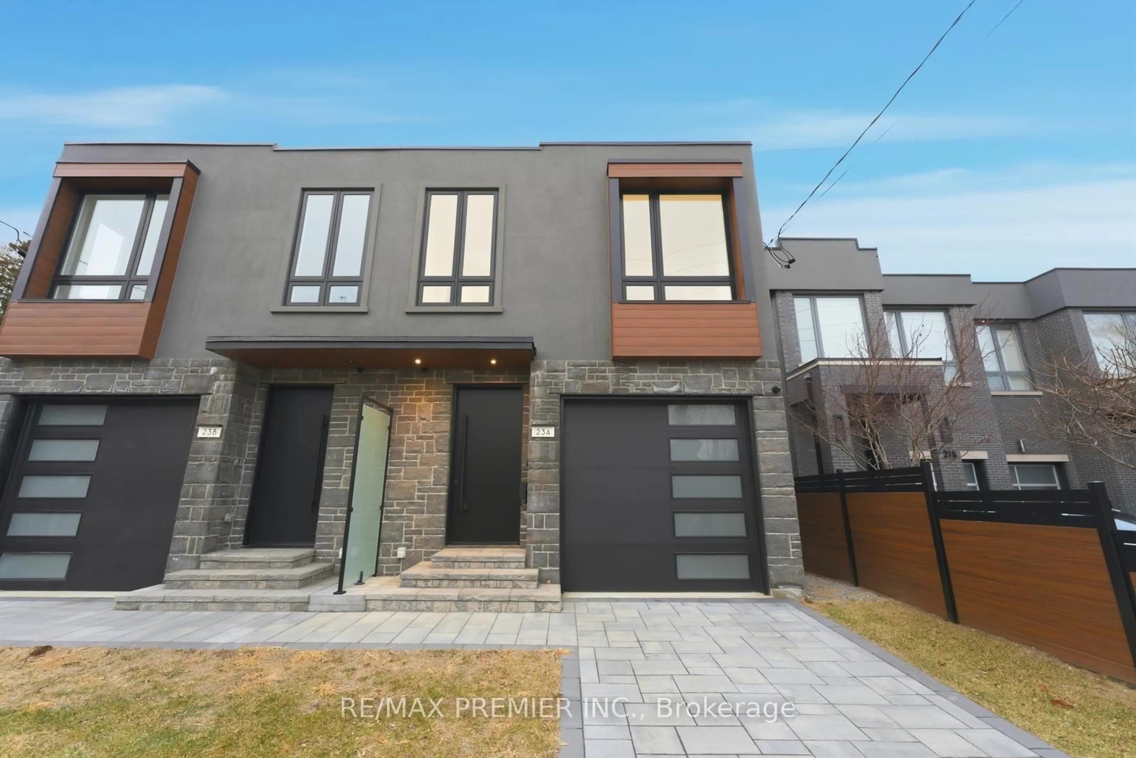 Home with brick exterior material, street for 23A Maple Ave, Mississauga Ontario L5H 2S1