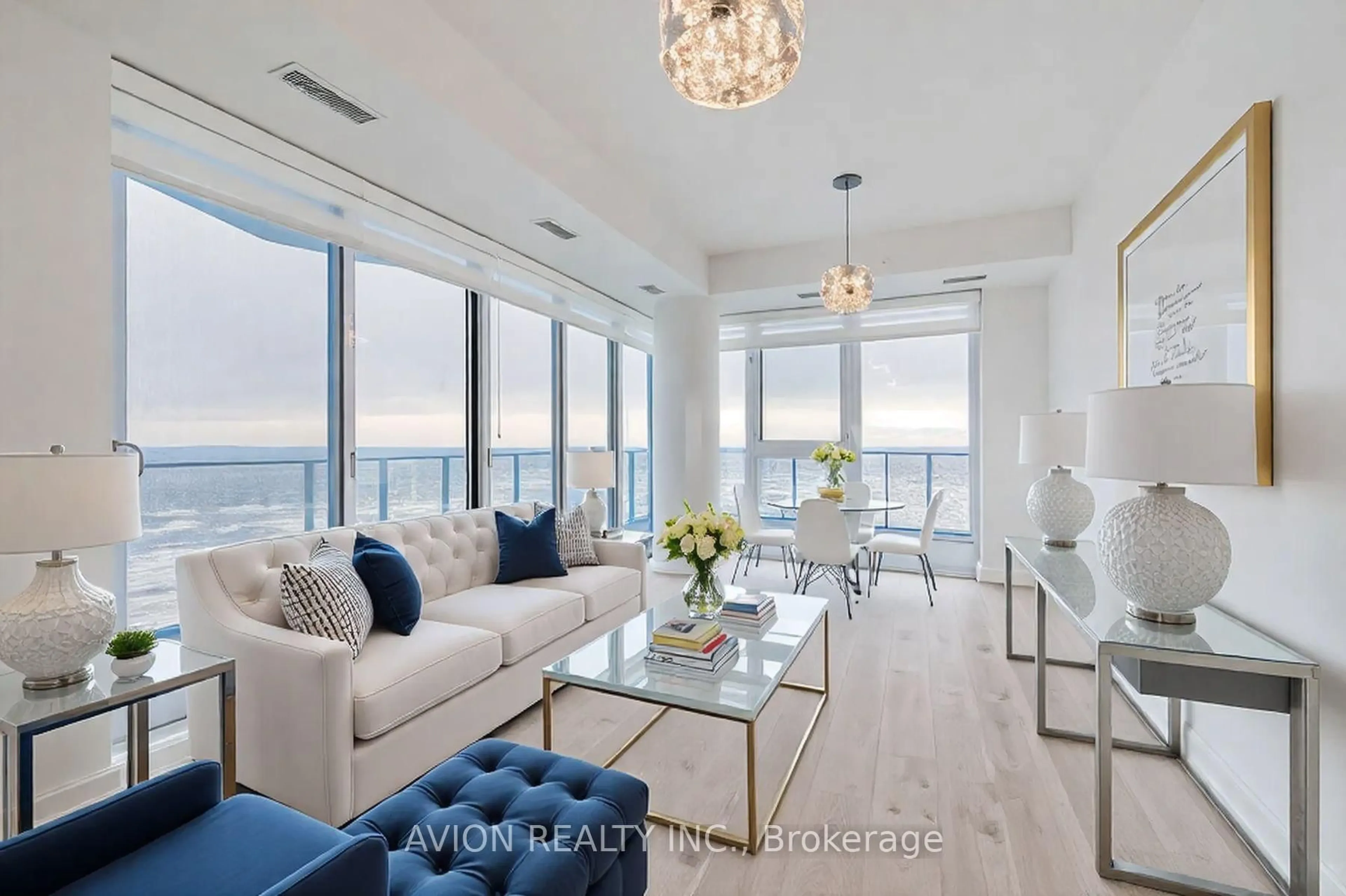 Living room with furniture, unknown for 36 Zorra St #3008, Toronto Ontario M8Z 0G5