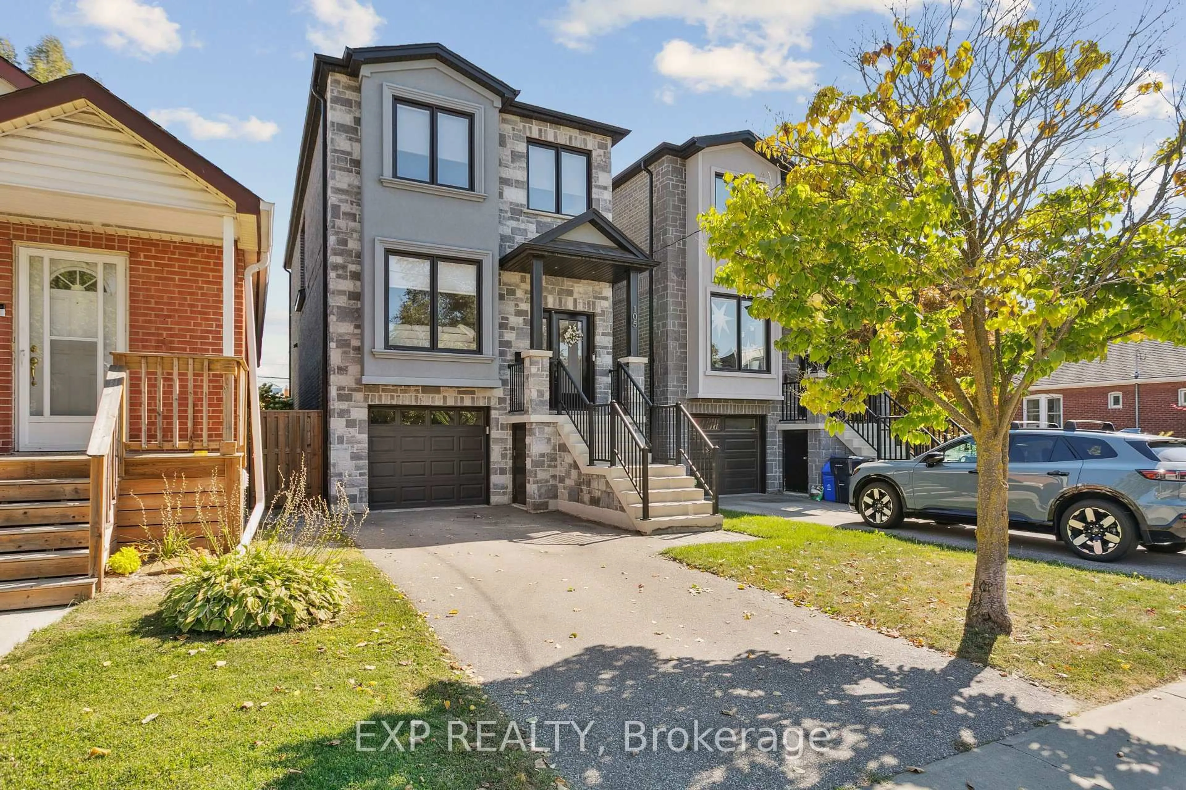 Home with brick exterior material, street for 105 Twenty Second St, Toronto Ontario M8V 3M5