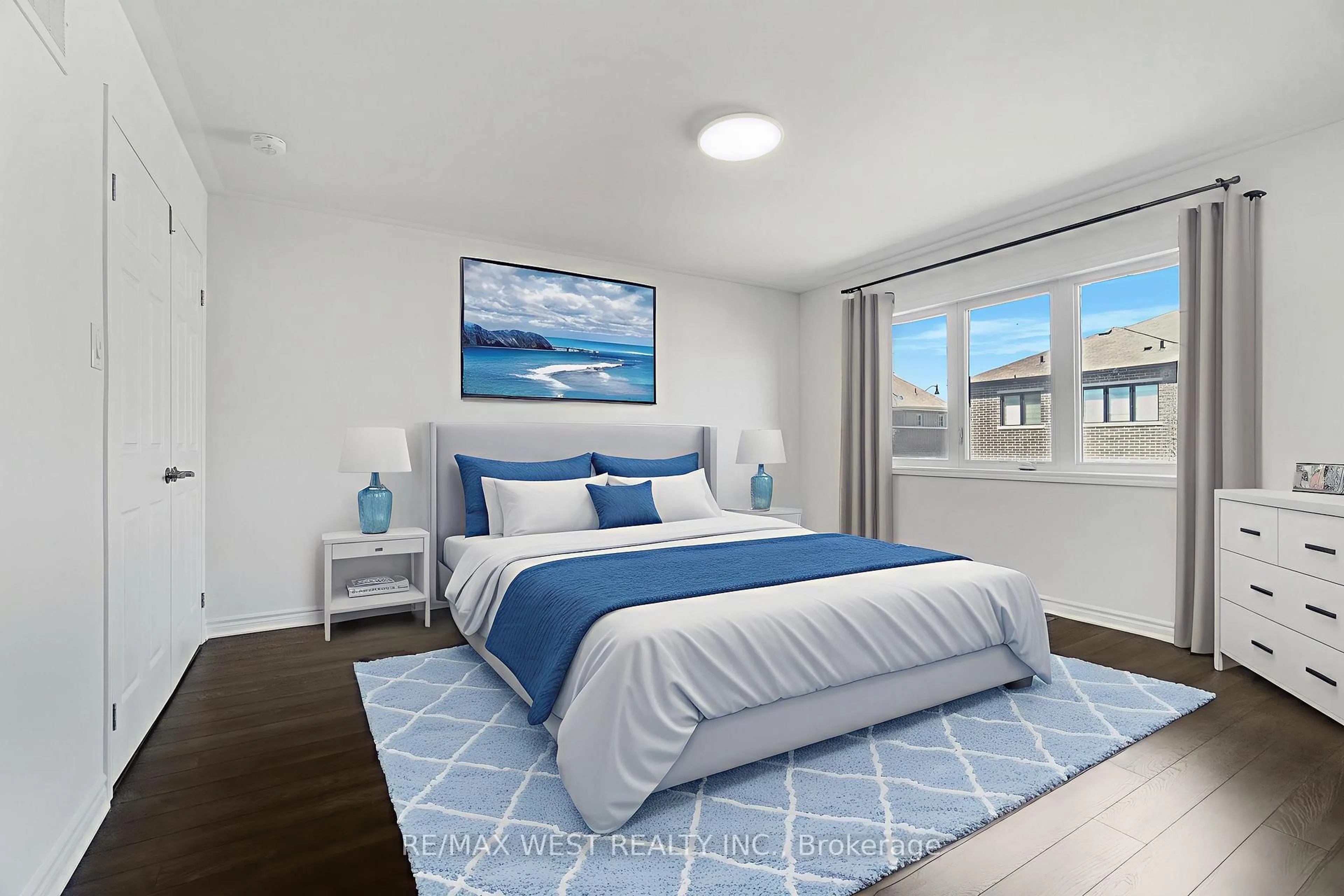 Bedroom with bed, unknown for 23 Circus Cres, Brampton Ontario L7A 0H1