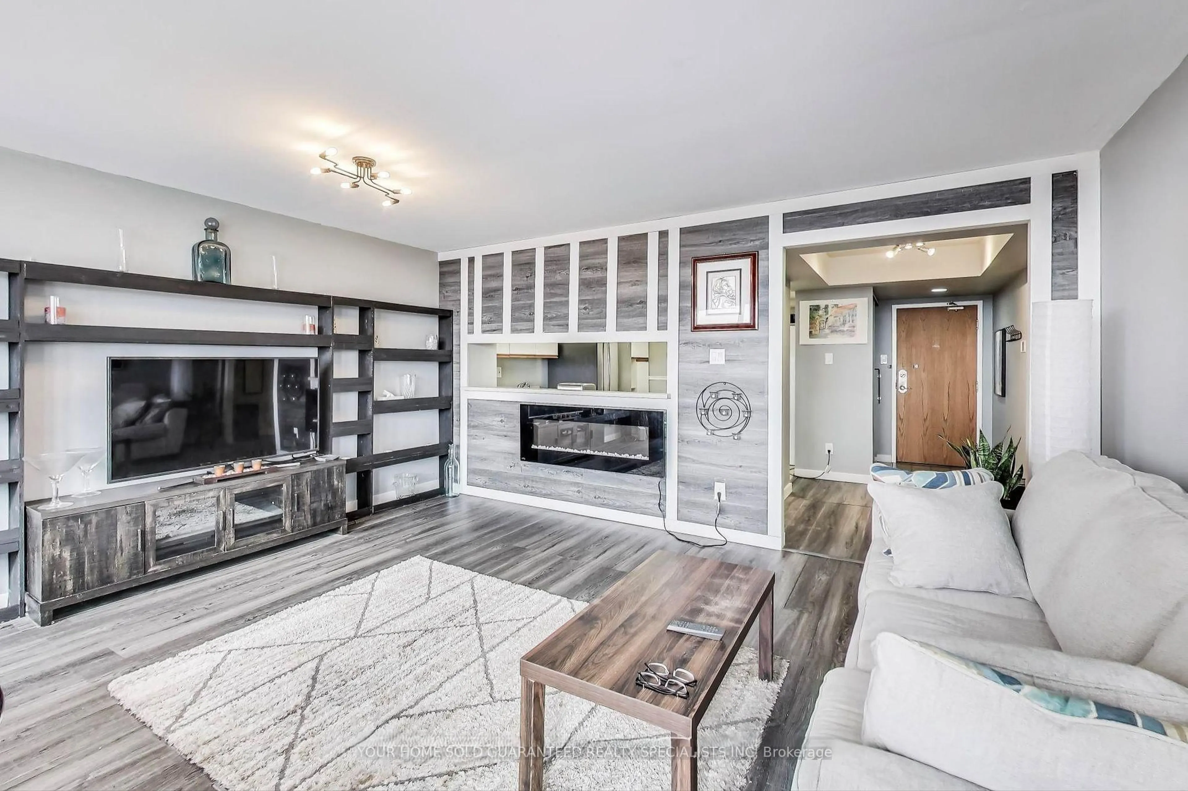 Living room with furniture, unknown for 320 Mill St #805, Brampton Ontario L6Y 3V2