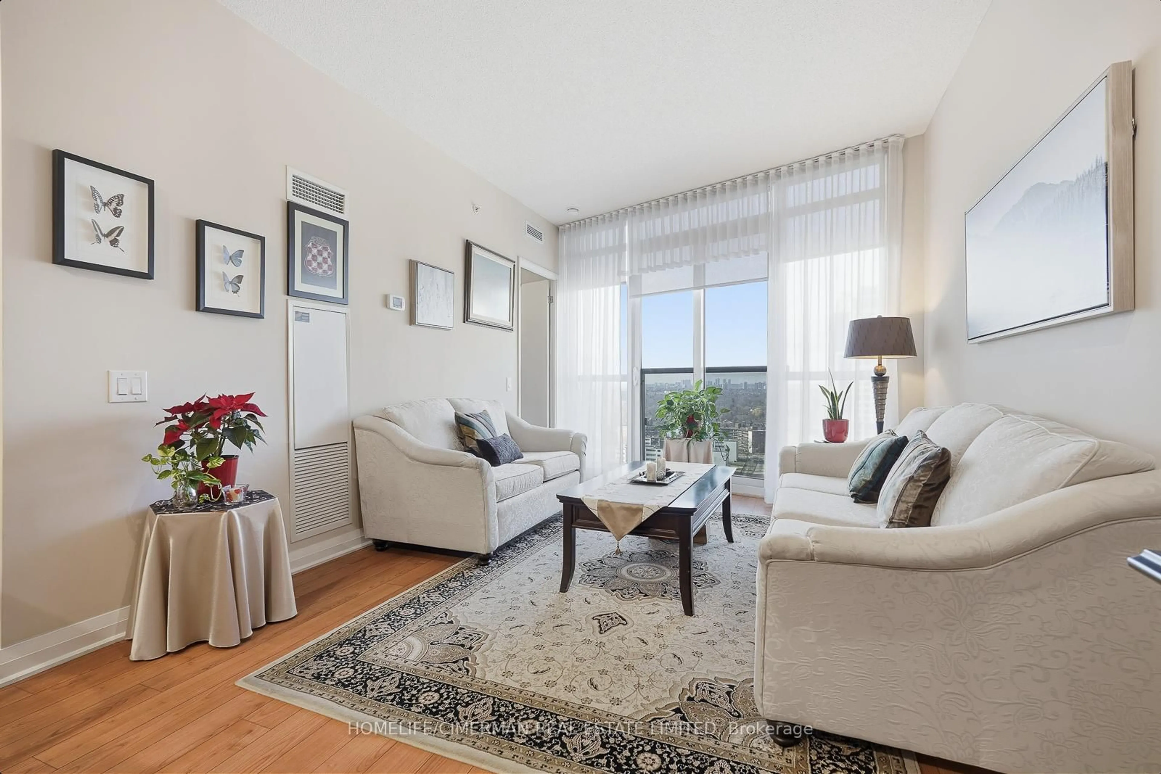 Living room with furniture, unknown for 1 Valhalla Inn Rd #2006, Toronto Ontario M9B 1S9