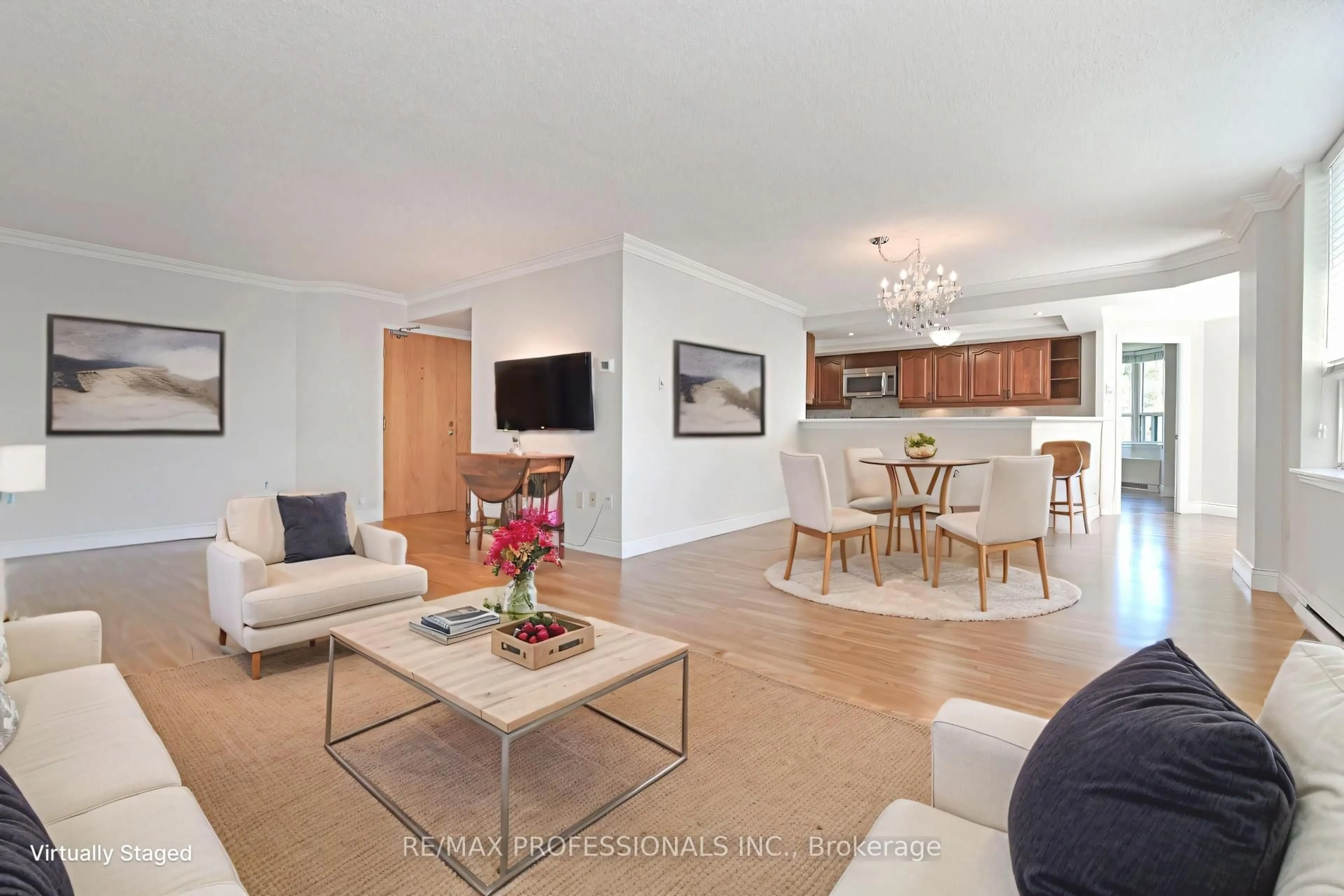 Living room with furniture, unknown for 58 Church St #503, Brampton Ontario L6V 4A8