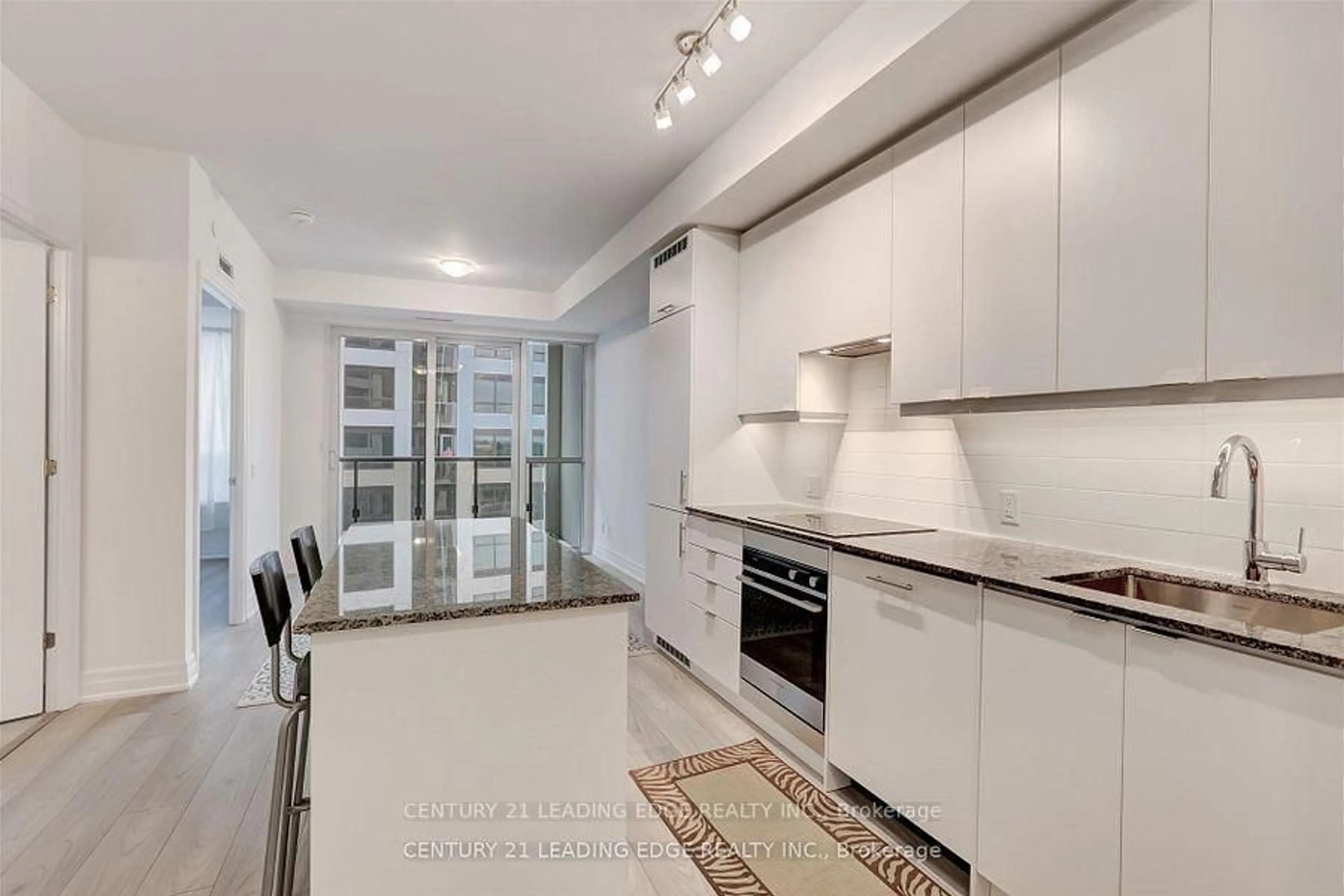 Contemporary kitchen, ceramic/tile floor for 36 Elm Dr #803, Mississauga Ontario L5B 0N3